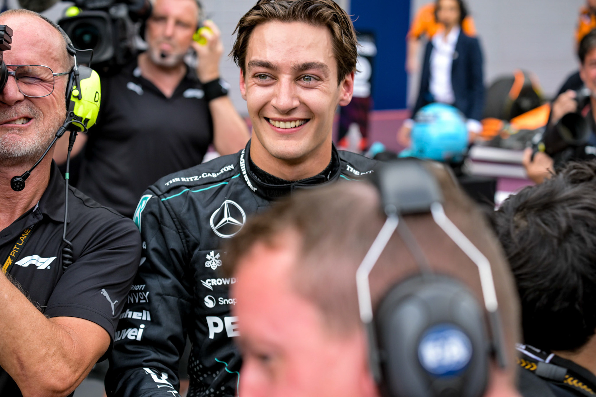 George Russell #63, Mercedes-AMG Petronas F1 Team;Formel 1 GP Austria / Österreich. Sonntag, 30.06.2024