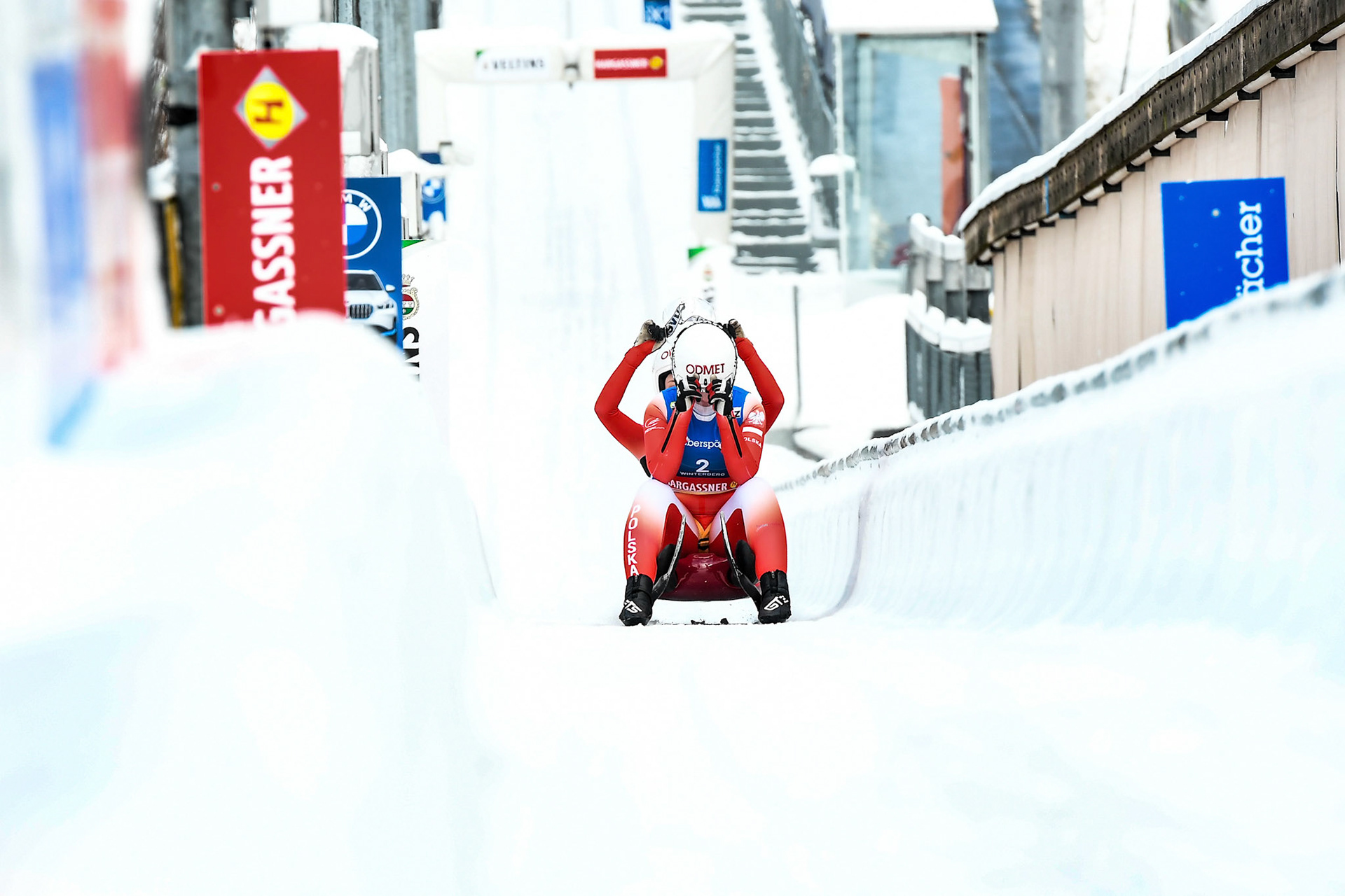 Nikola Domowicz, Dominika Piwkowska, POL; Eberspächer Luge World Cup; Veltins Eisarena Winterberg 25.02.2023