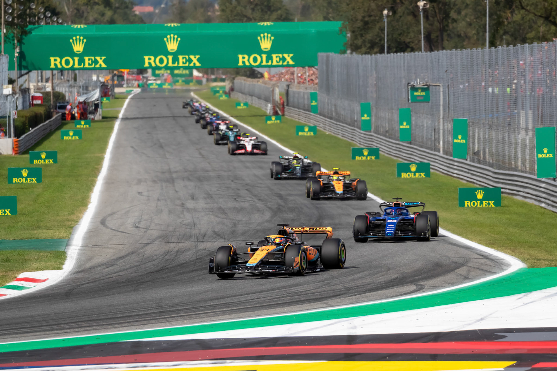 Oscar Piastri (AUS) McLaren F1; Formel 1 GP Italien / Monza. Sonntag, 03.09.2023