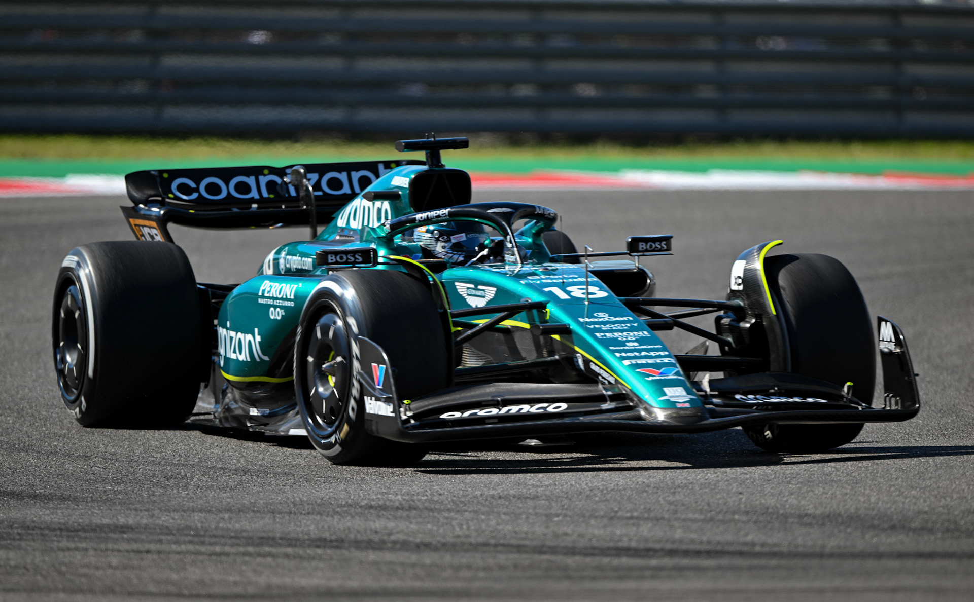 Lance Stroll (CAN) Aston Martin Formula One Team; Formel 1 GP USA Austin Texas. Sonntag 22.10.2023