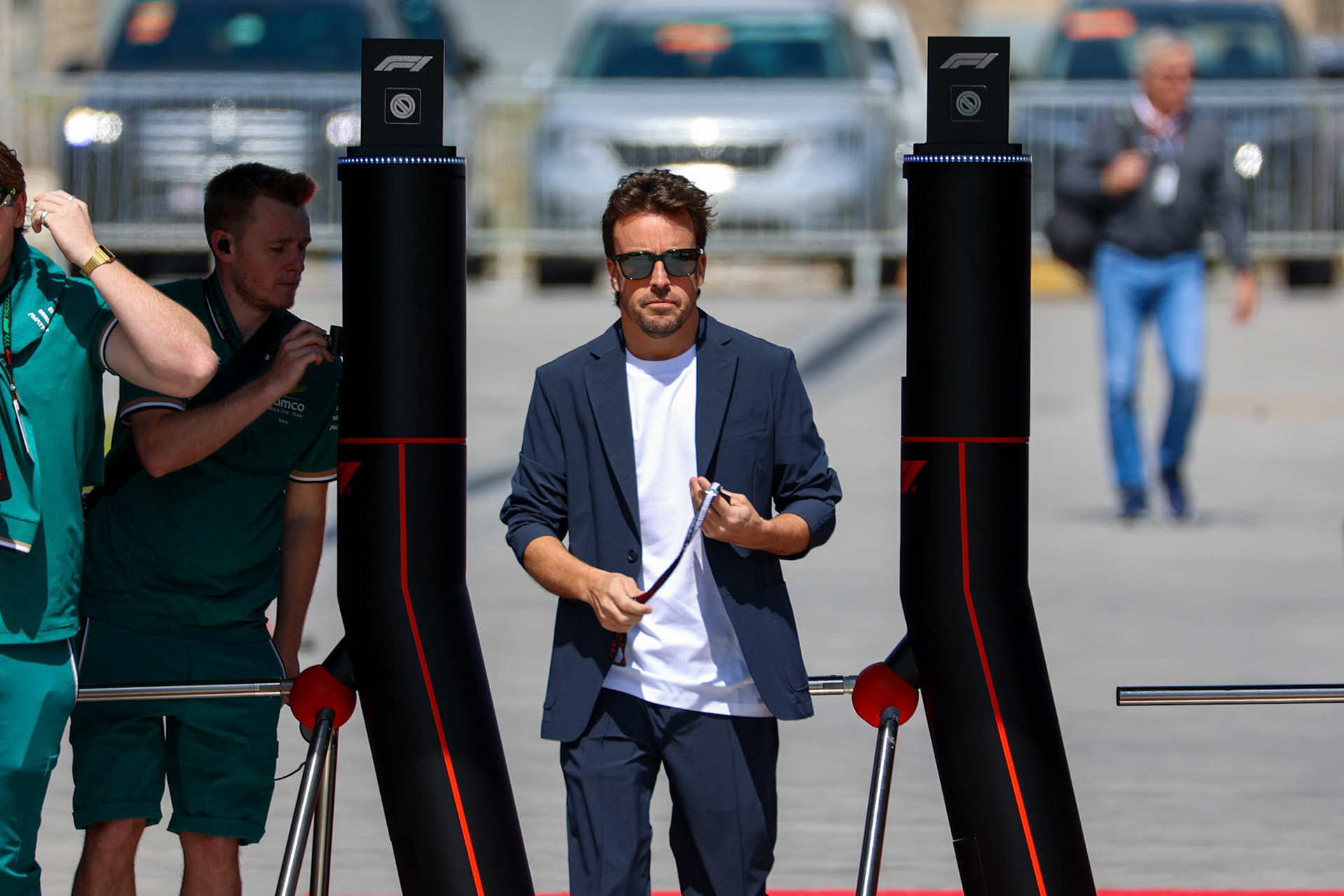 Fernando Alonso #14, Aston Martin Aramco F1 Team; Formel 1 GP Bahrain. Mittwoch 28.02.2024