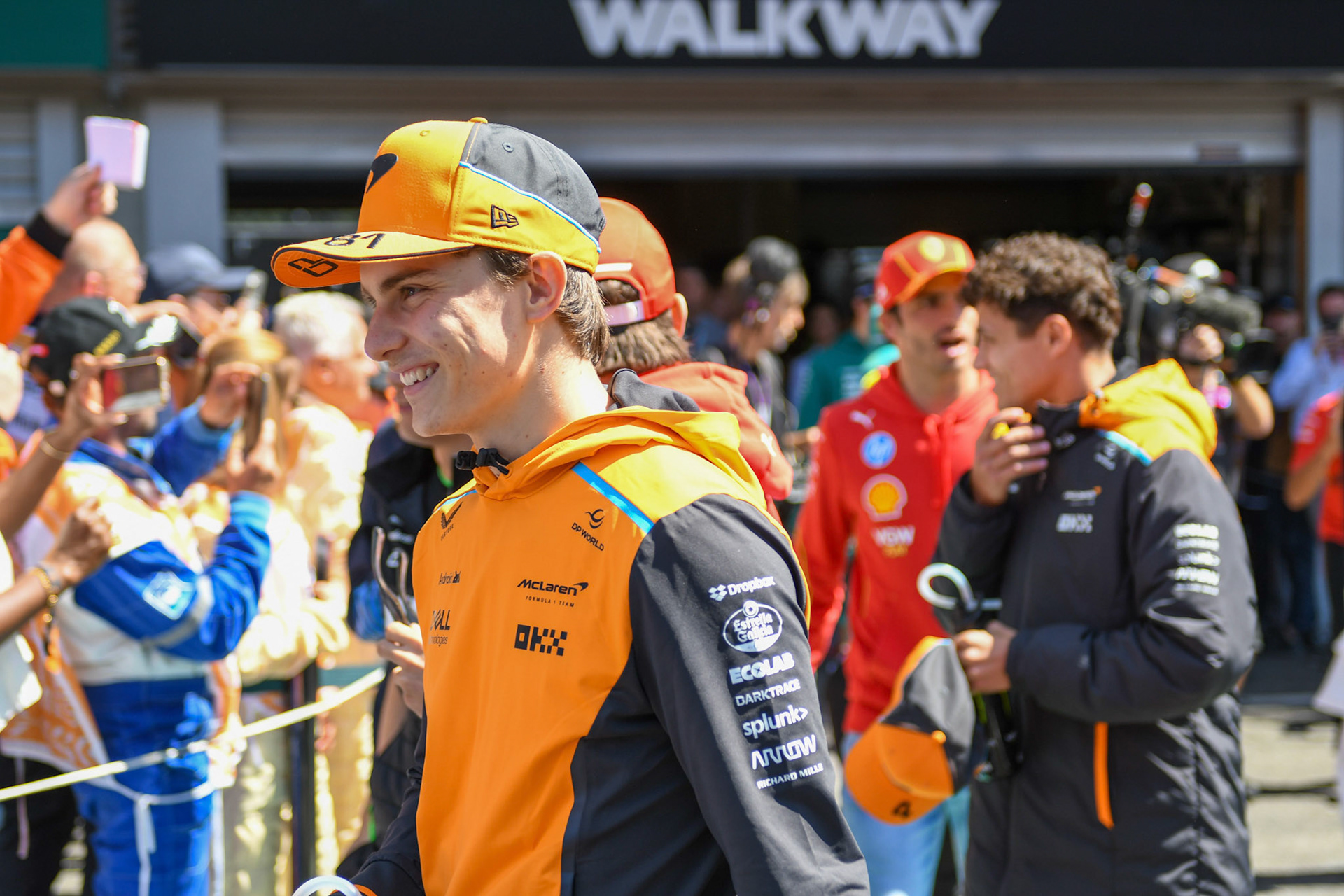 Oscar Piastri #81, McLaren Formula 1 Team;Formel 1 GP Spa / Belgien. Sonntag, 28.07.2024