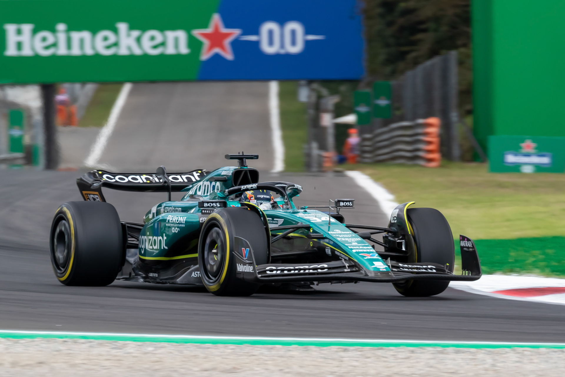 Felipe Drugovich, Aston Martin Formula One Team; Formel 1 GP Italien / Monza. Freitag, 01.09.2023