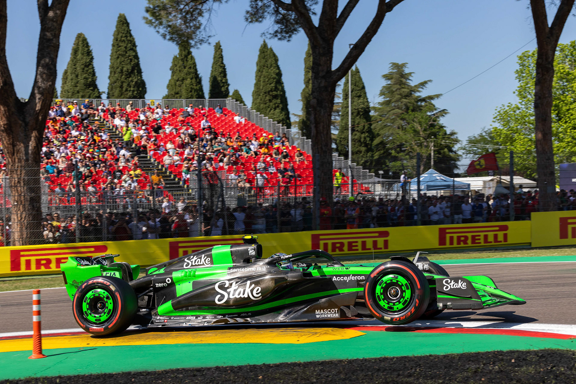 Guanyu Zhou #24, Stake F1 Team Kick Sauber; F1 GP Imola / Italien Samstag, 18.05.2024