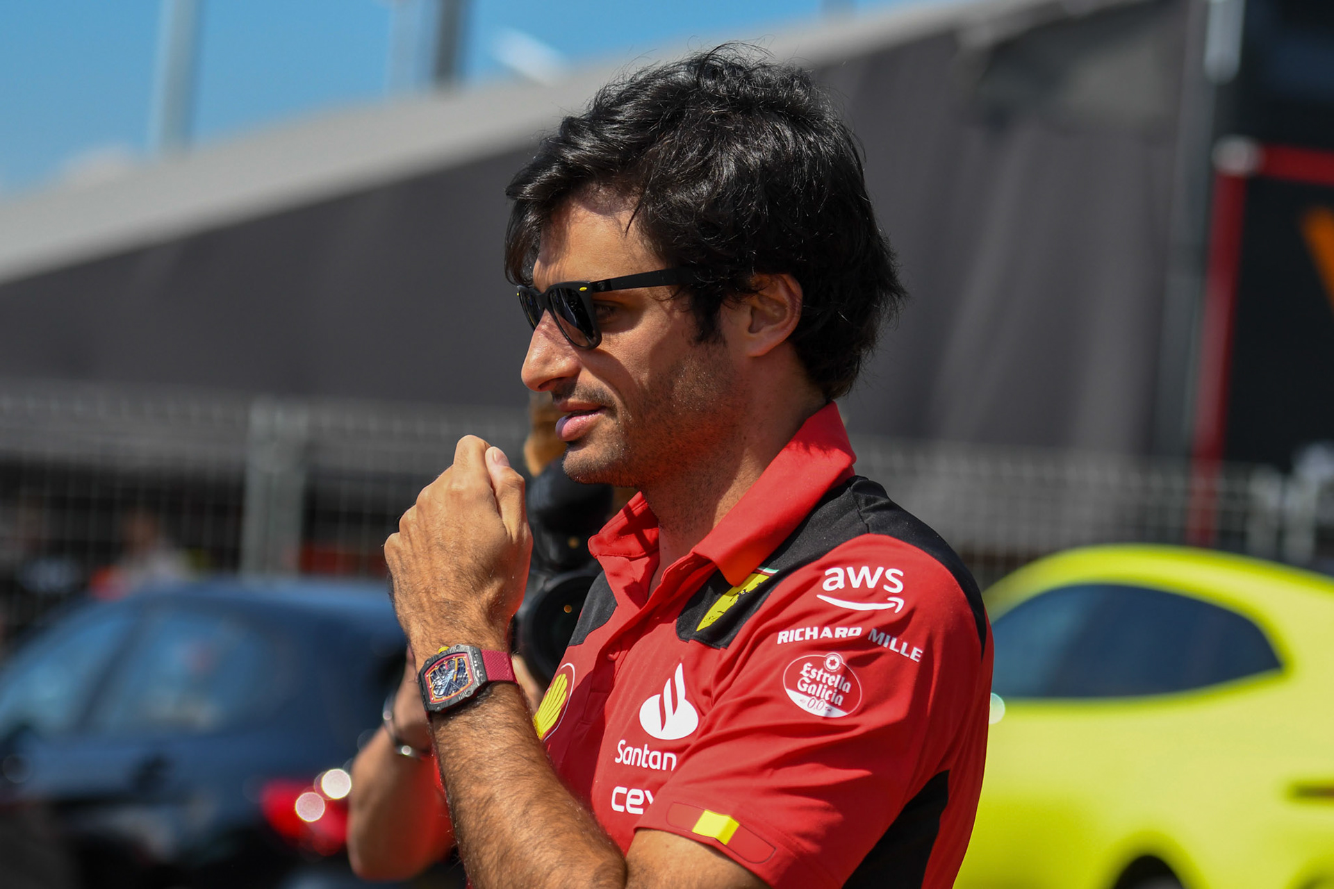 Carlos Sainz (ESP) Scuderia Ferrari; Formel 1 GP Barcelona. Freitag 02.06.2023