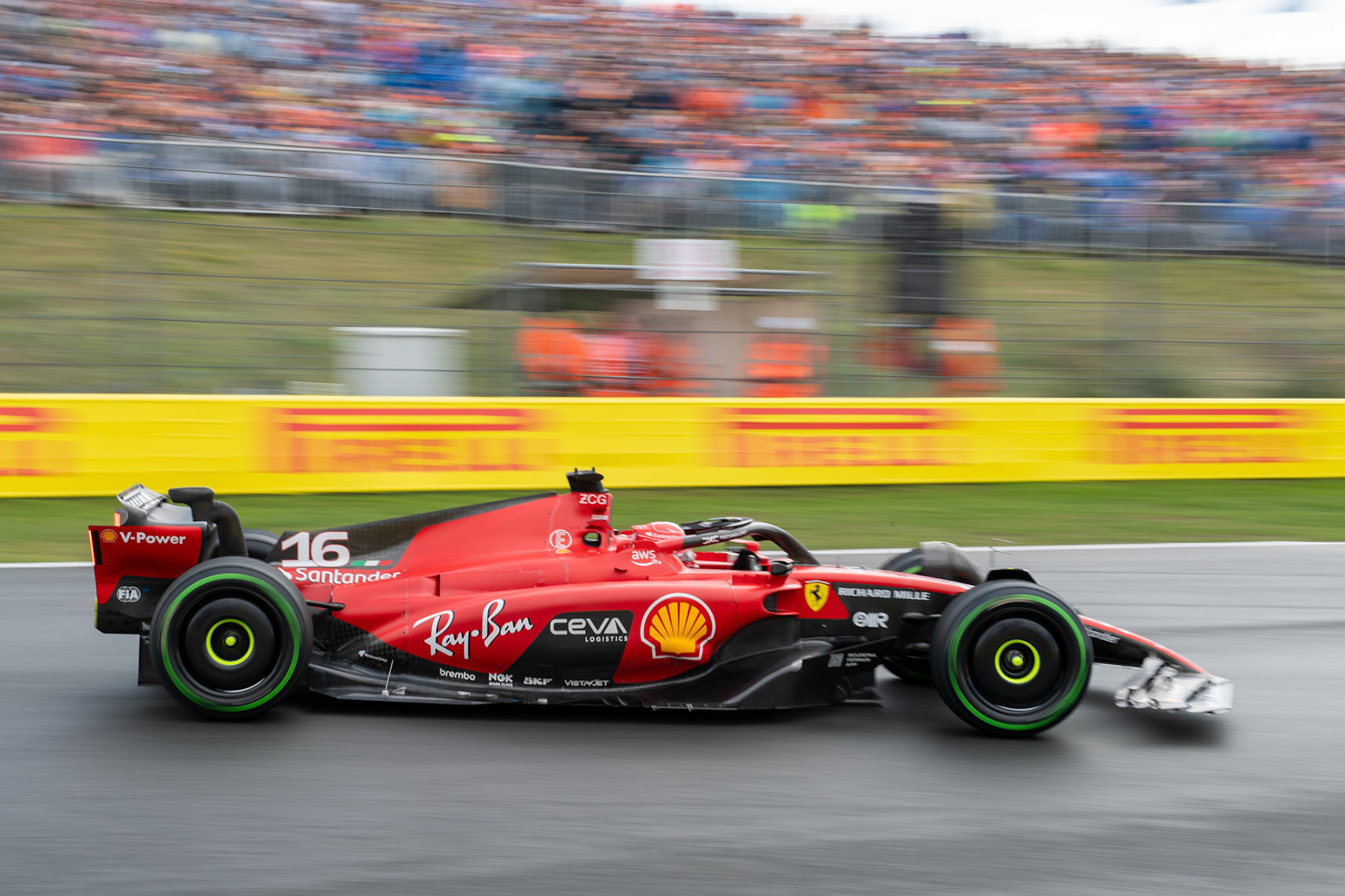 Charles Leclerc (MCO) Scuderia Ferrari;Formel 1 GP Holland / Zandvoort. Sonntag, 27.08.2023