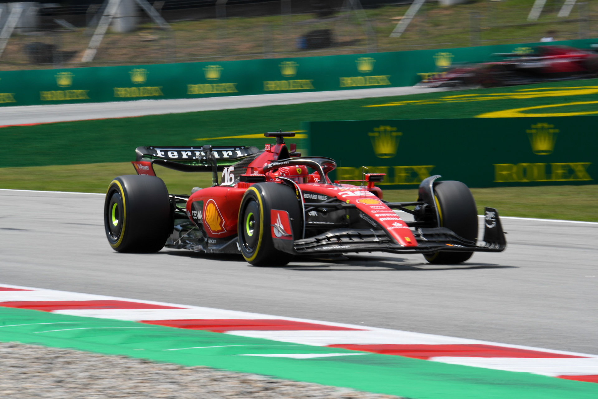 Charles Leclerc (MCO) Scuderia Ferrari;Formel 1 GP Barcelona. Freitag 02.06.2023