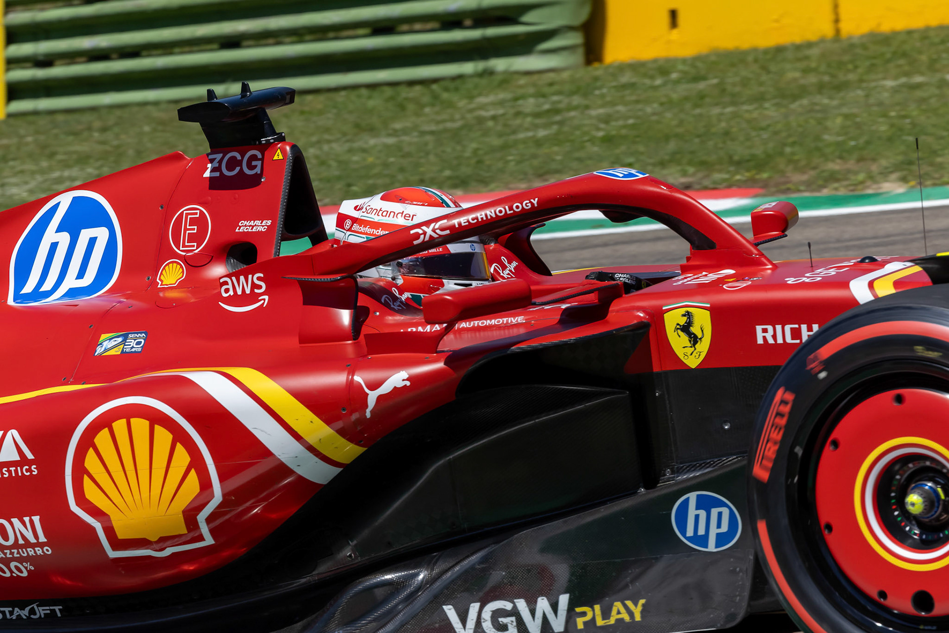 Charles Leclerc #16, Scuderia Ferrari; F1 GP Imola / Italien Samstag, 18.05.2024