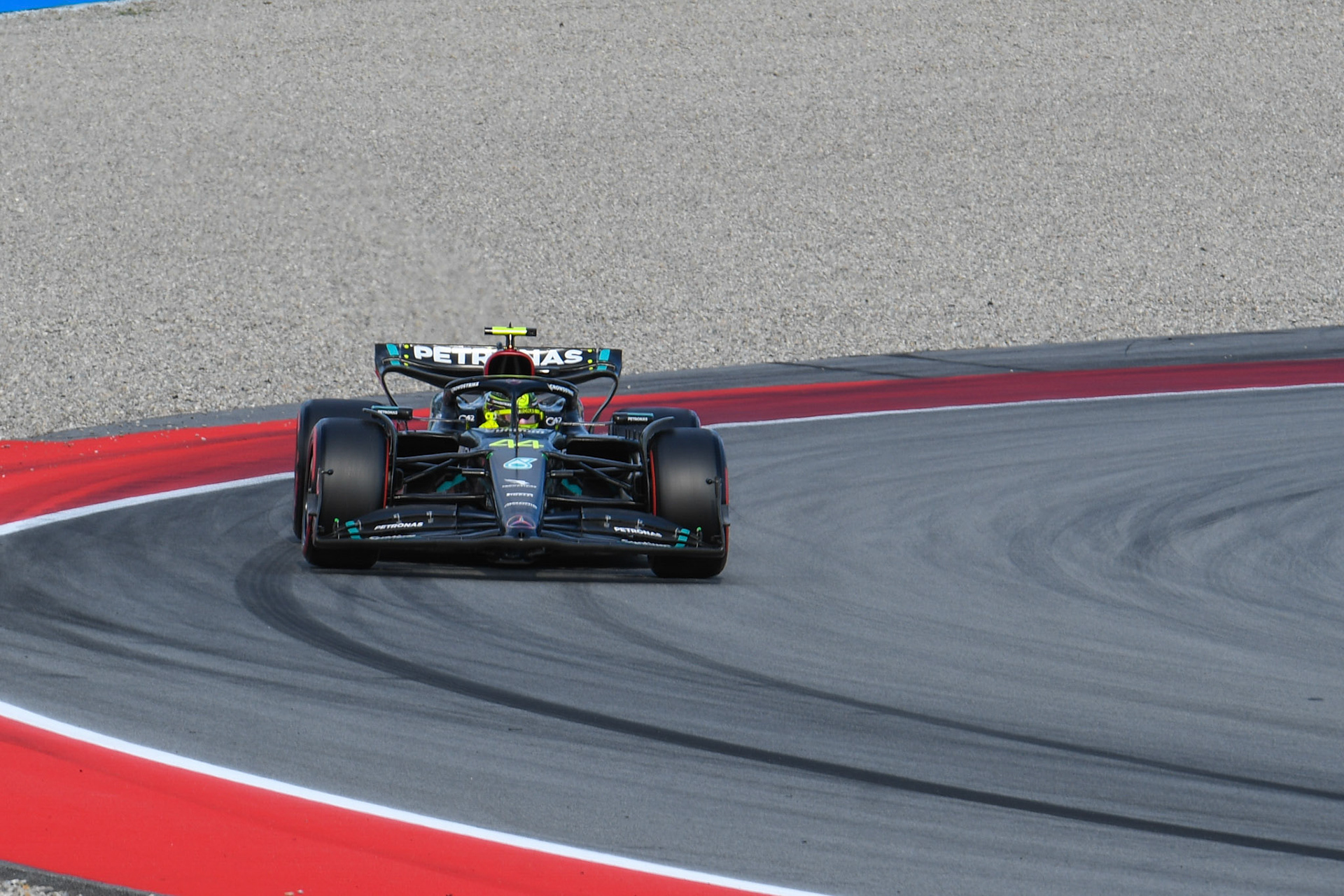 Lewis Hamilton (GBR) Mercedes AMG F1 Team; Formel 1 GP Barcelona. Freitag 02.06.2023