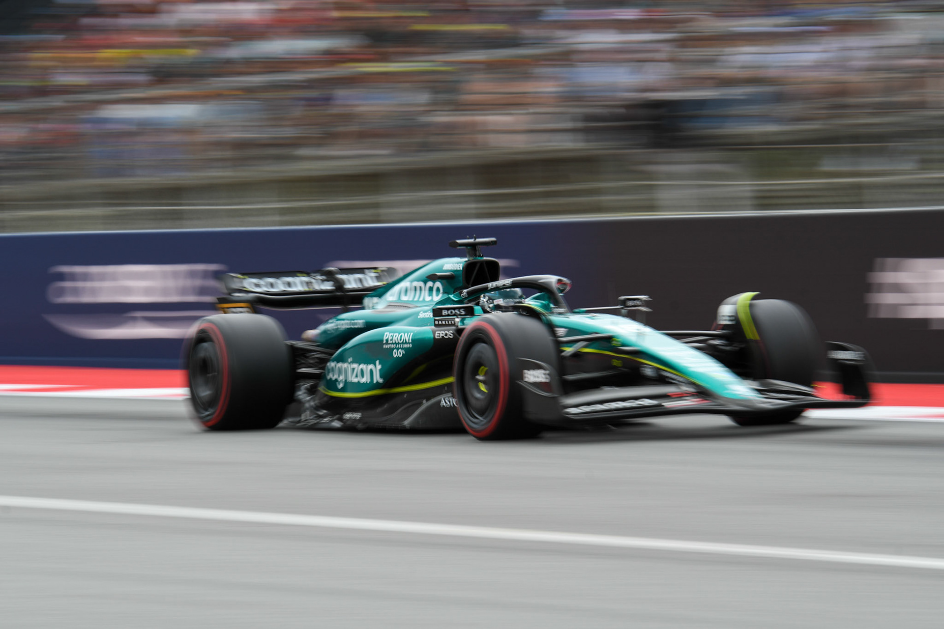 Lance Stroll (CAN) Aston Martin Formula One Team; Formel 1 GP Barcelona. Sonntag 04.06.2023