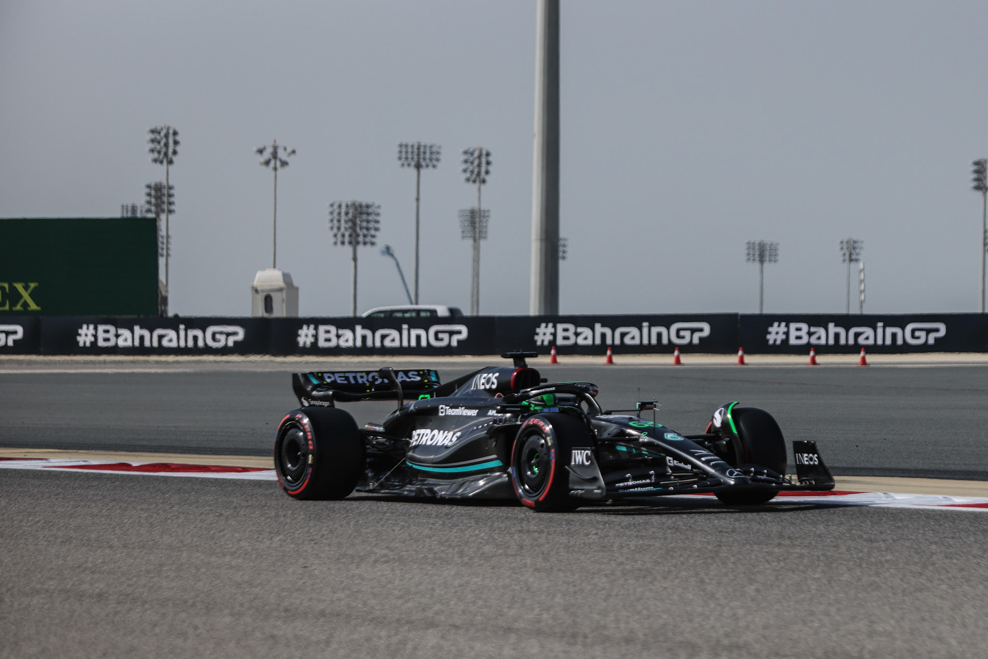 George Russell (GBR) Mercedes AMG F1 Team; Formel 1 GP Bahrain. Samstag 04.03.2023