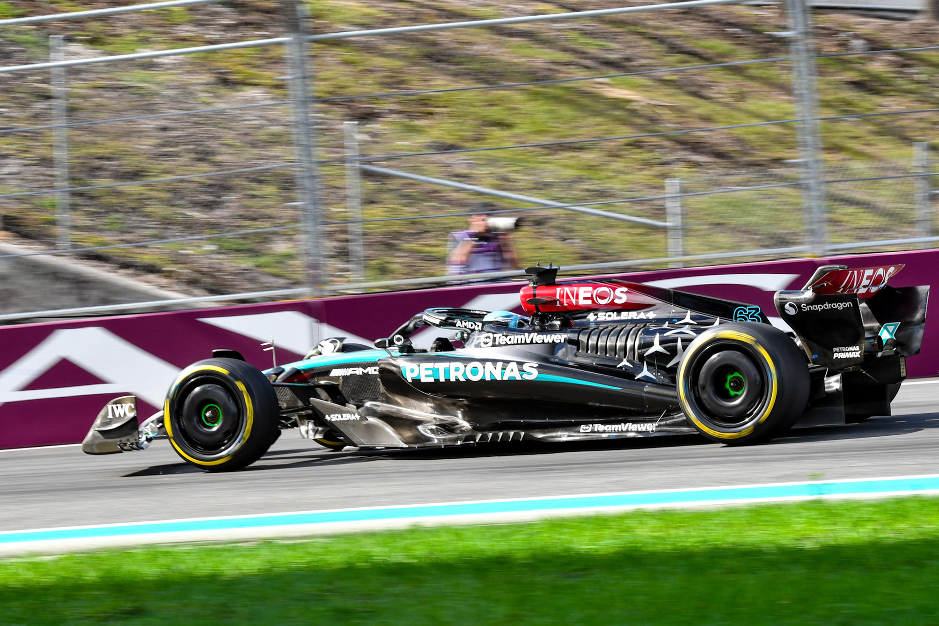 George Russell #63, Mercedes-AMG Petronas F1 Team; Formel 1 GP Miami / USA. 05.05.2024