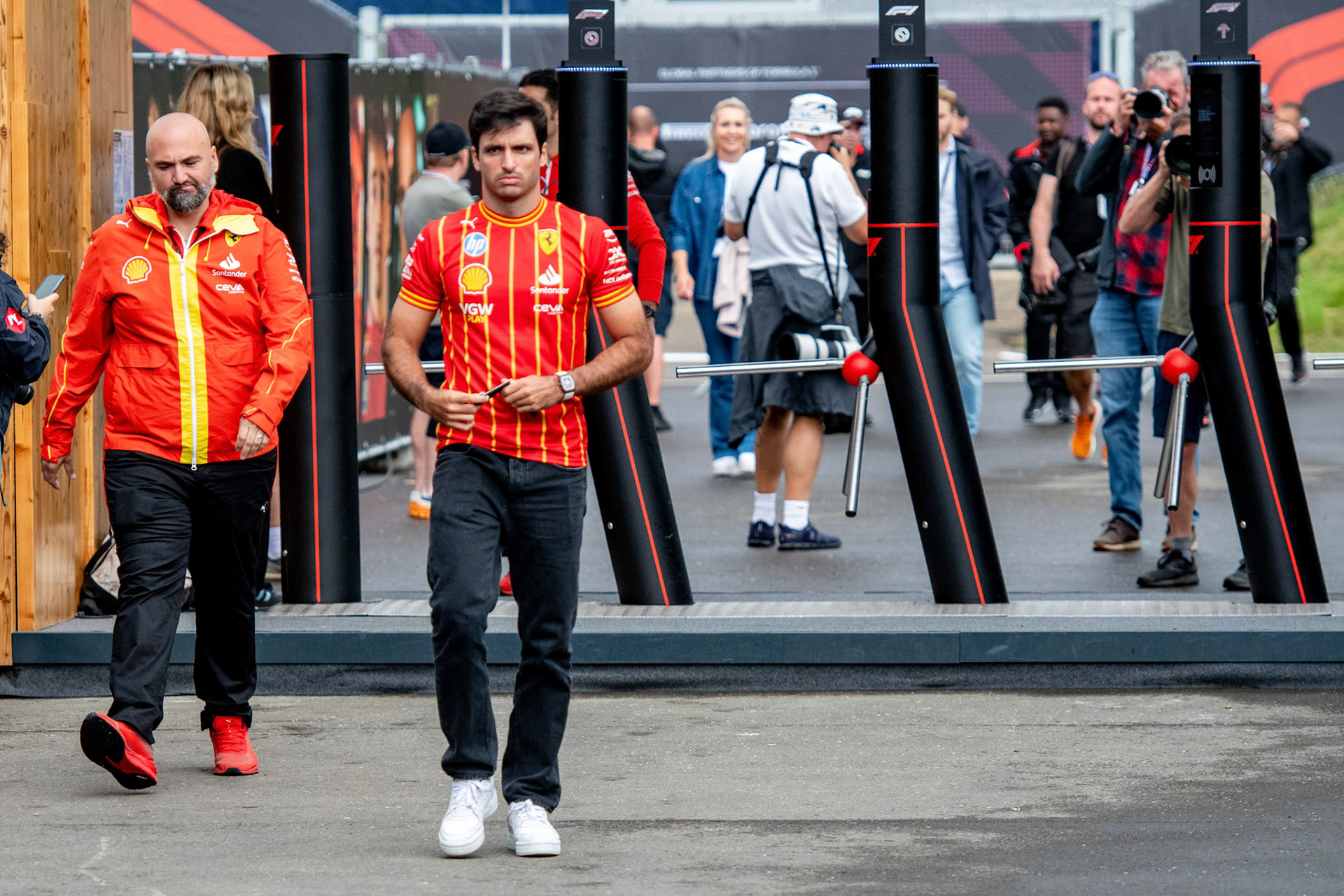 Carlos Sainz #55, Scuderia Ferrari;Formel 1 GP Austria / Österreich. Donnerstag, 27.06.2024