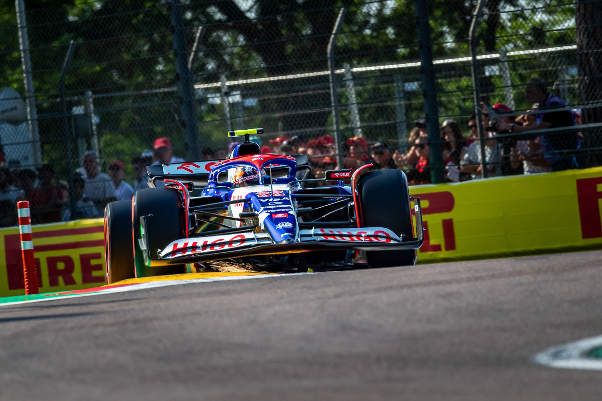Yuki Tsunoda #22, Visa Cash App RB Formula One Team; F1 GP Imola / Italien Samstag, 18.05.2024