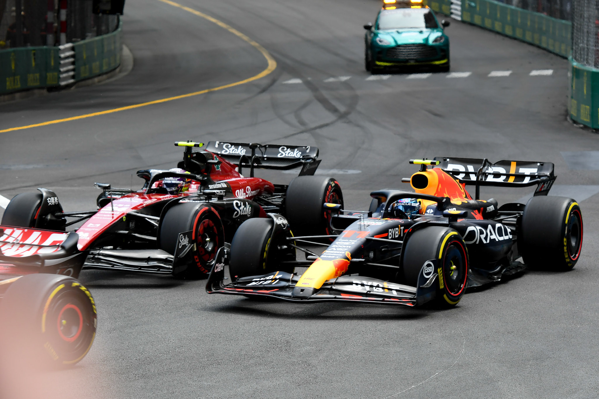 Sergio Perez (MEX) Red Bull Racing; Formel 1 GP Monaco. Sonntag 28.05.2023