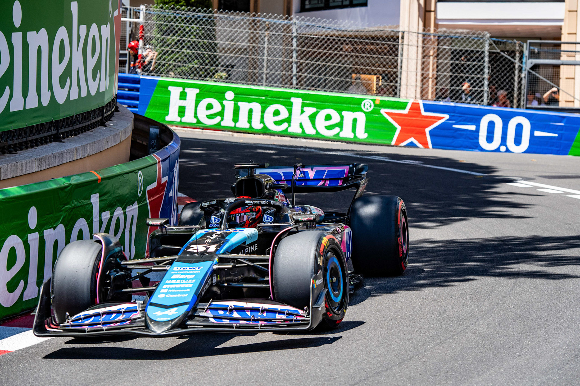 Esteban Ocon #31, BWT Alpine F1 Team; Formel1 GP Monaco Samstag, 25.05.2024