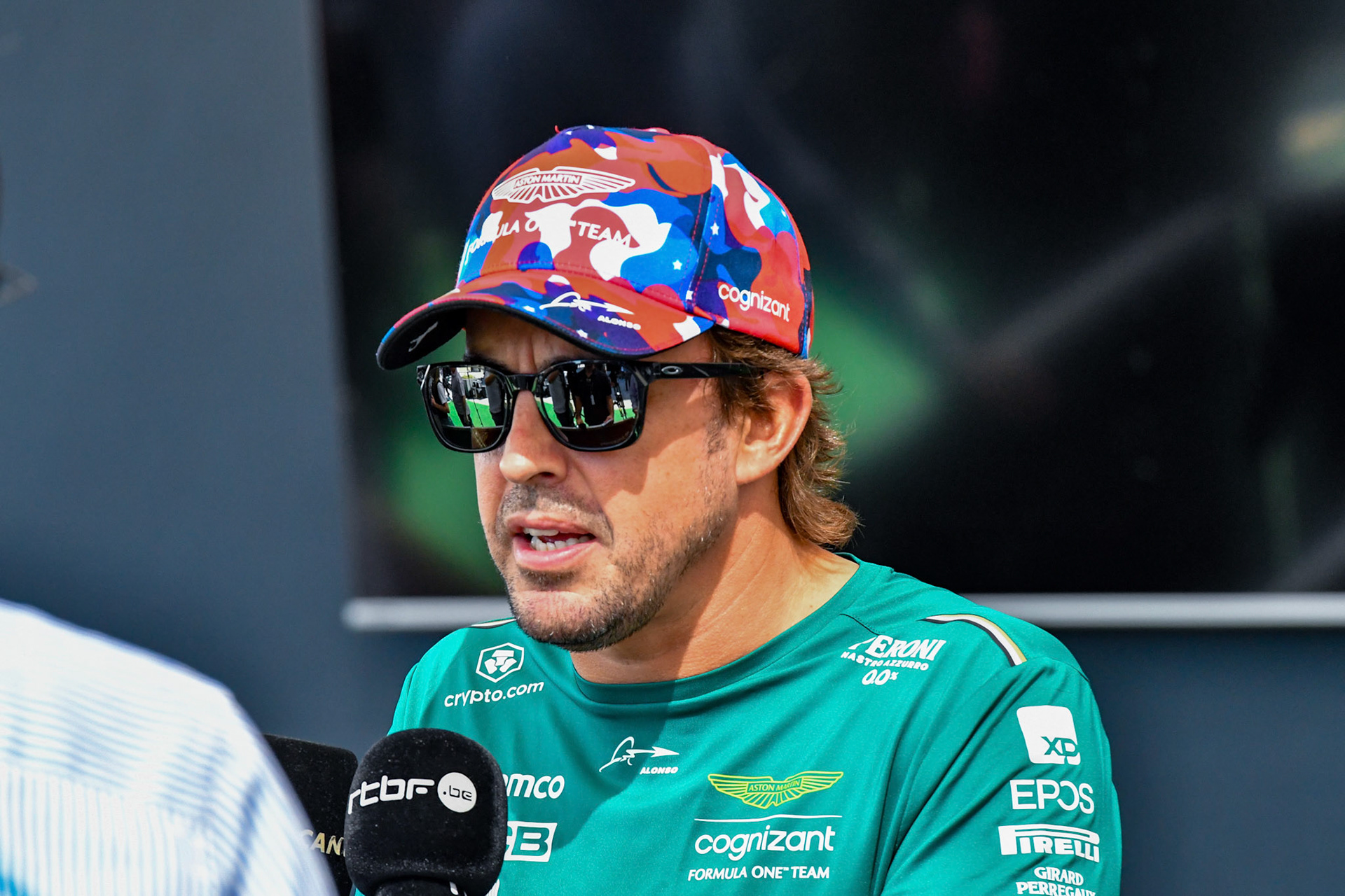 Fernando Alonso (ESP) Aston Martin Formula One Team; Formel 1 GP USA Austin Texas. Freitag 20.10.2023