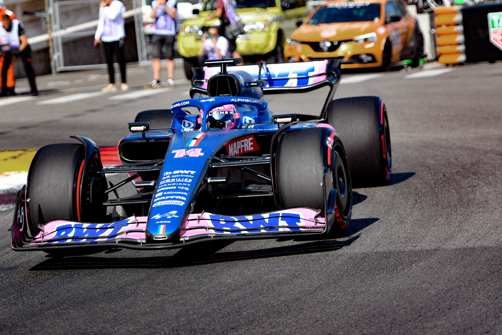 Fernando Alonso (ESP) Alpine F1 Team; Formel 1 Monaco am 27.05.2022