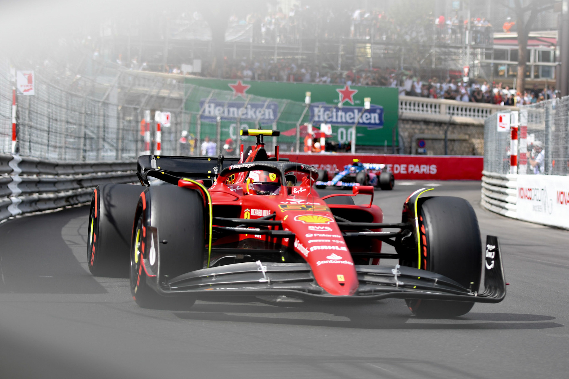 Carlos Sainz (ESP) Scuderia Ferrari; Formel 1 Monaco am 28.05.2022