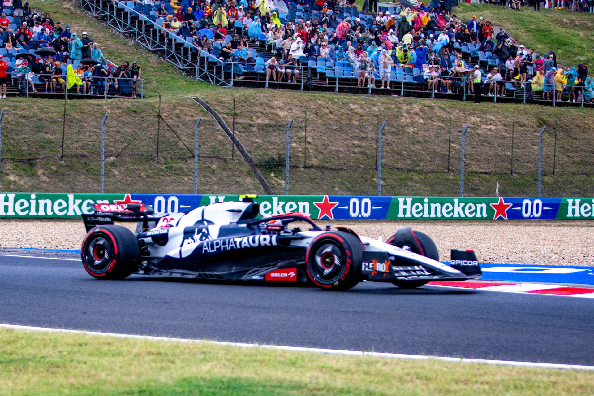 Yuki Tsunoda (JPN) Scuderia Alpha Tauri;Formel 1 GP Budapest / Ungarn. Feitag, 21.07.2023