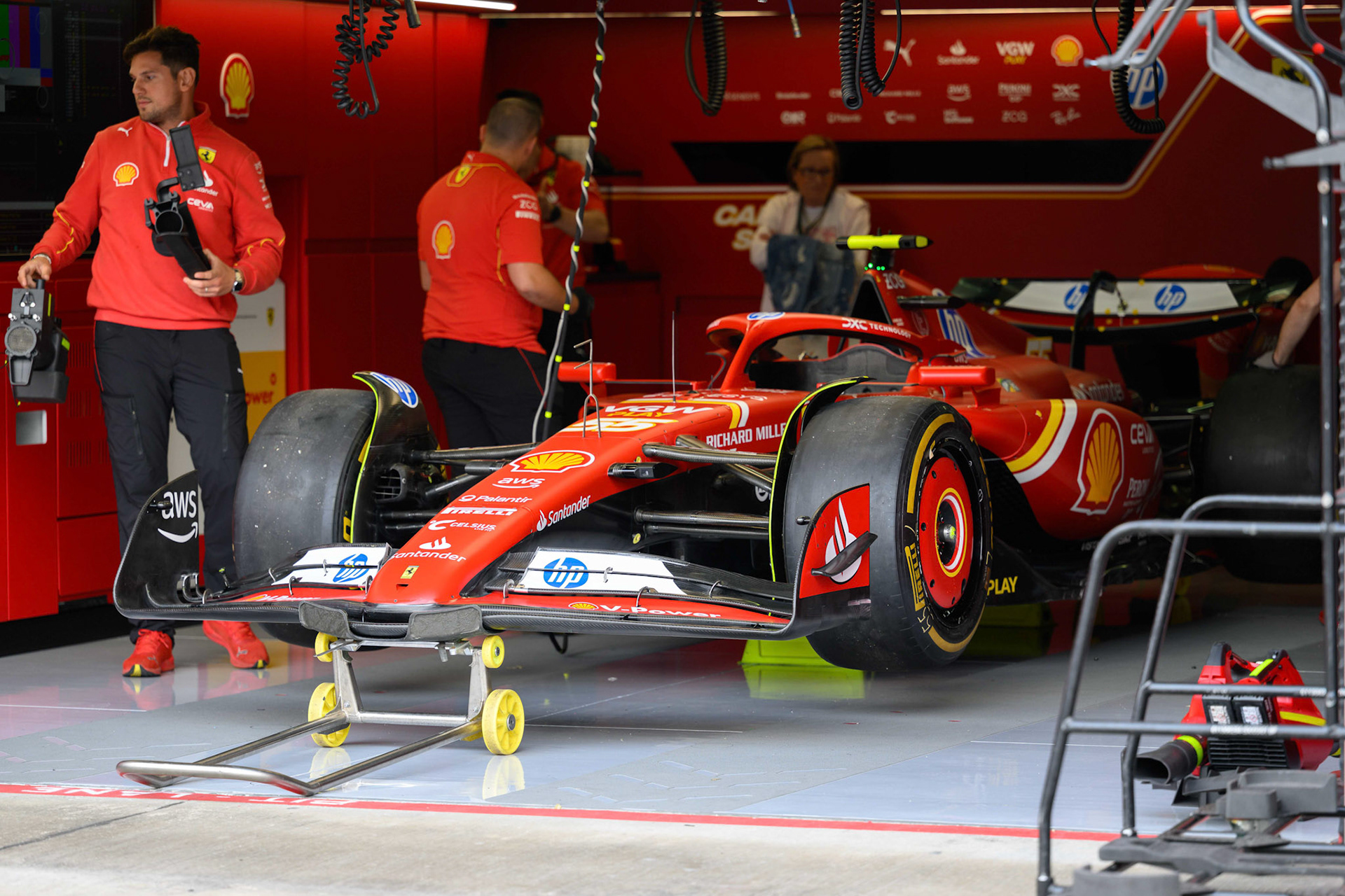Carlos Sainz #55, Scuderia Ferrari; F1 GP Imola / Italien Donnerstag, 16.05.2024