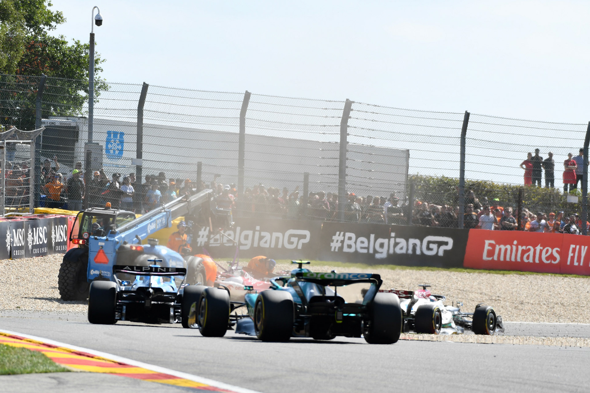 Sebastian Vettel (Ger) Aston Martin Cognizant Formula One Team; Formel 1 GP Belgien, Sonntag, 28.08.2022