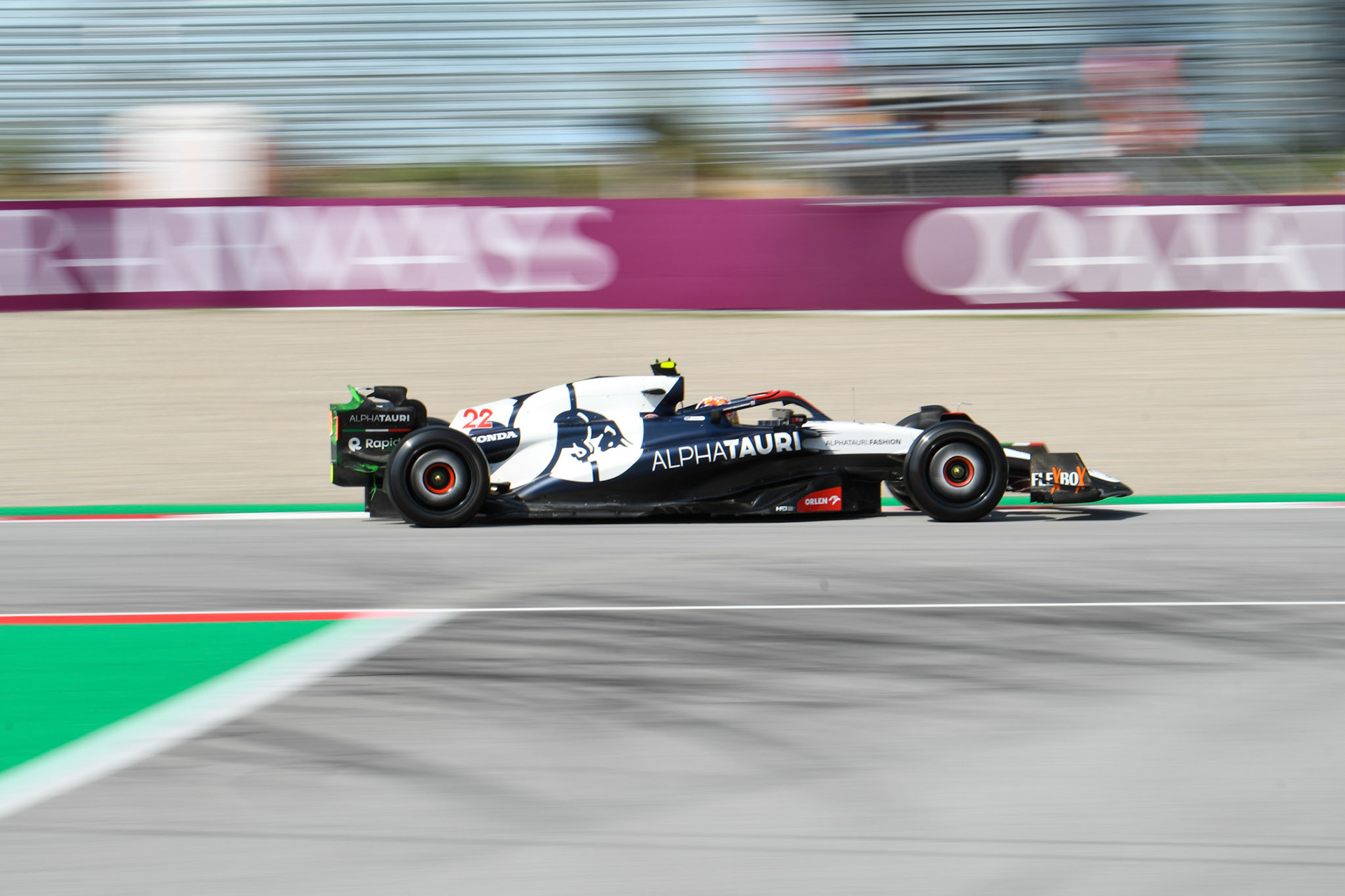 Yuki Tsunoda (JPN) Scuderia Alpha Tauri;Formel 1 GP Barcelona. Freitag 02.06.2023