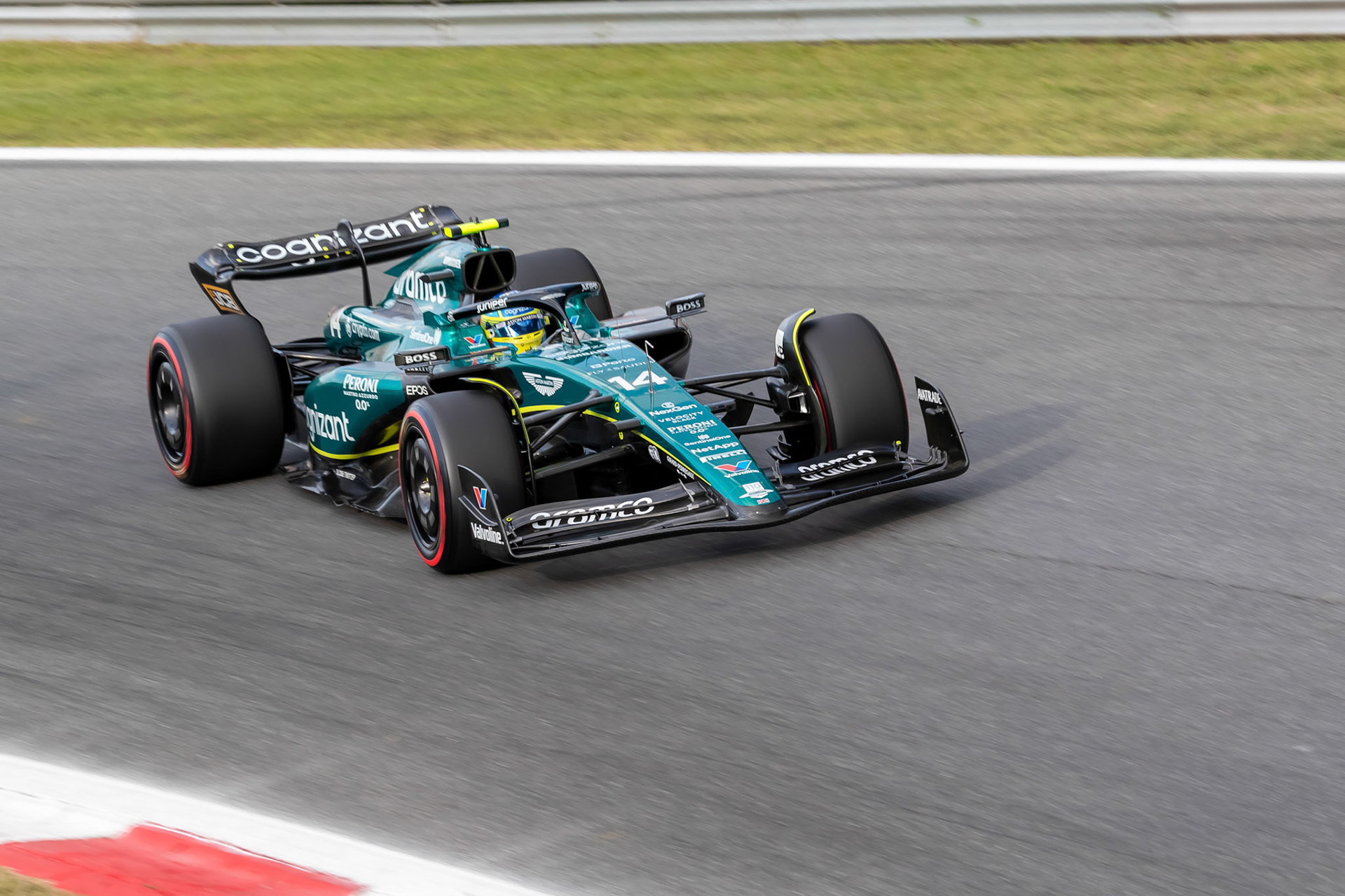 Fernando Alonso (ESP) Aston Martin Formula One Team; Formel 1 GP Italien / Monza. Freitag, 01.09.2023