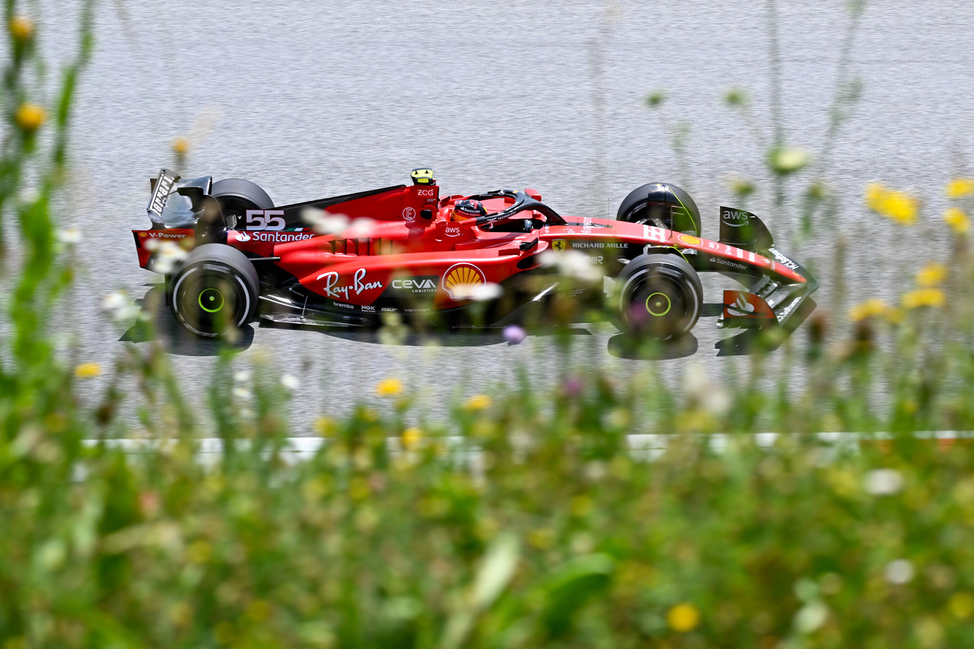 Carlos Sainz (ESP) Scuderia Ferrari; Formel 1 GP Austria / Österreich. Freitag, 30.06.2023