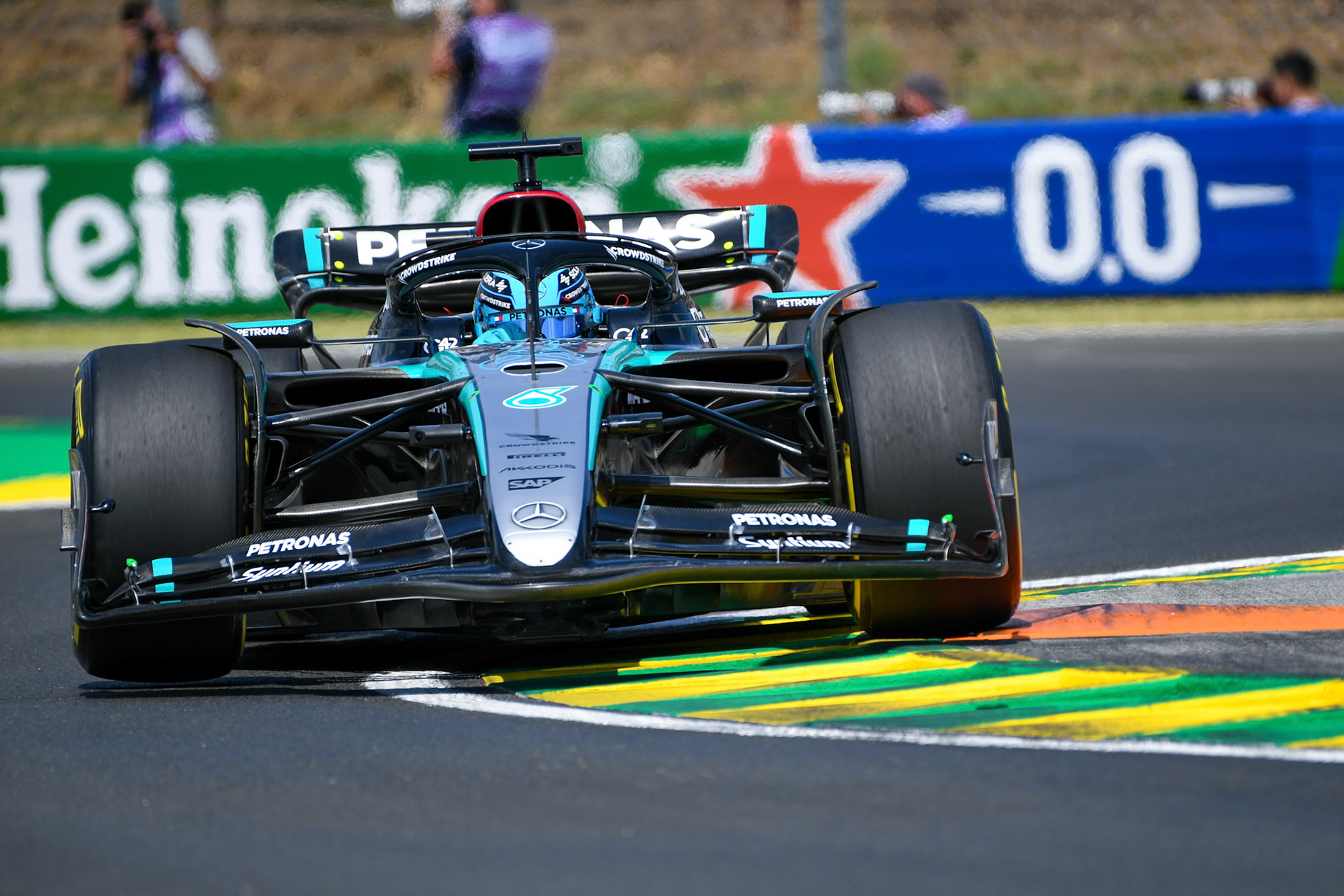 George Russell #63, Mercedes-AMG Petronas F1 Team;Formel 1 Budapest / Ungarn, 20.07.2024