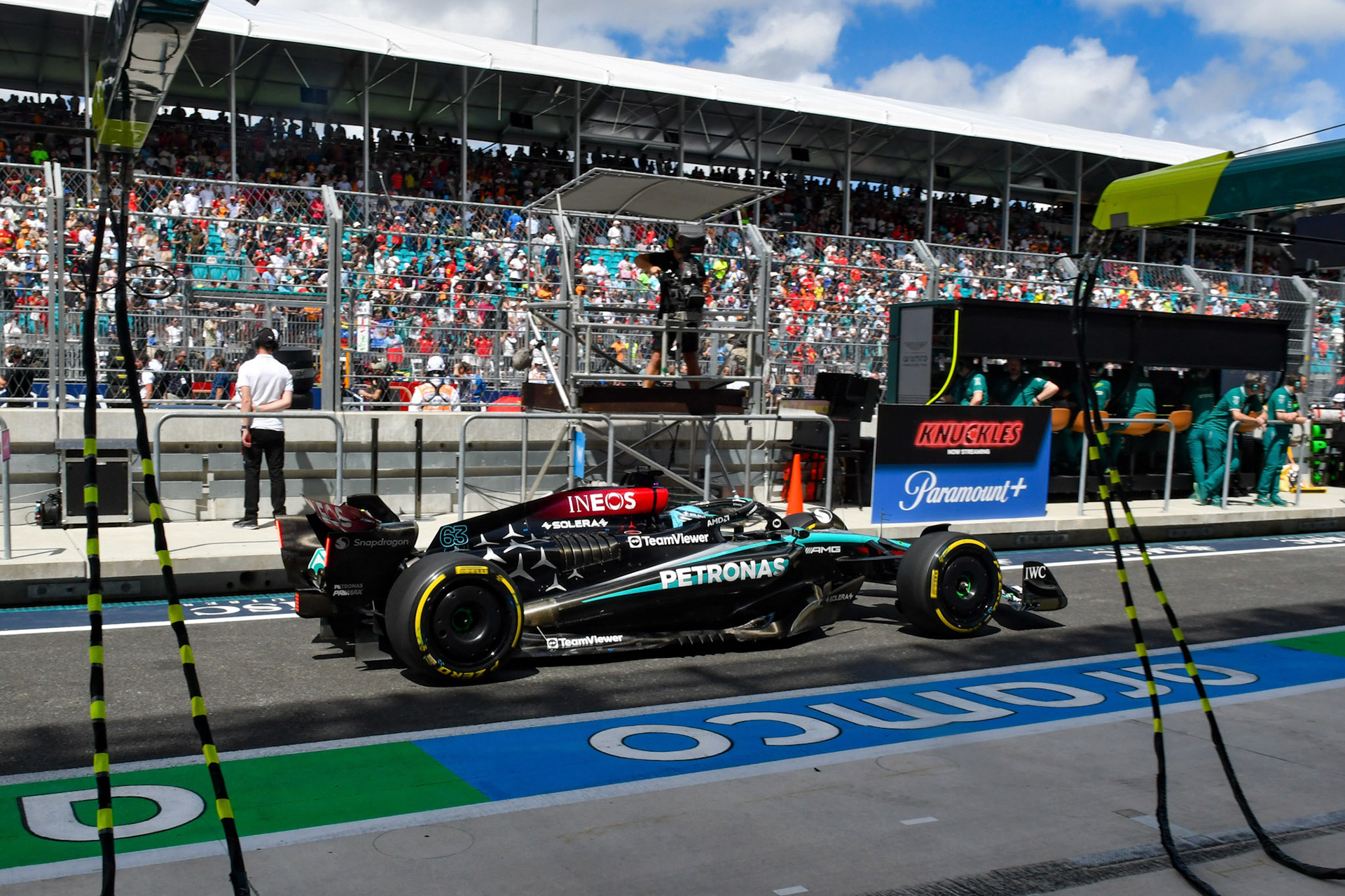 George Russell #63, Mercedes-AMG Petronas F1 Team; Formel 1 GP Miami / USA. 05.05.2024