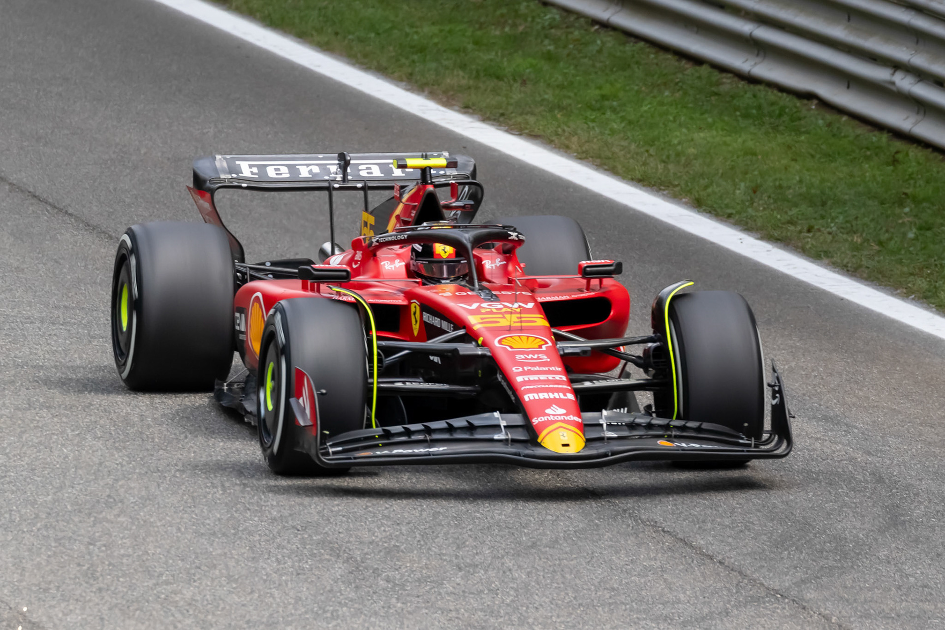Carlos Sainz (ESP) Scuderia Ferrari; Formel 1 GP Italien / Monza. Freitag, 01.09.2023