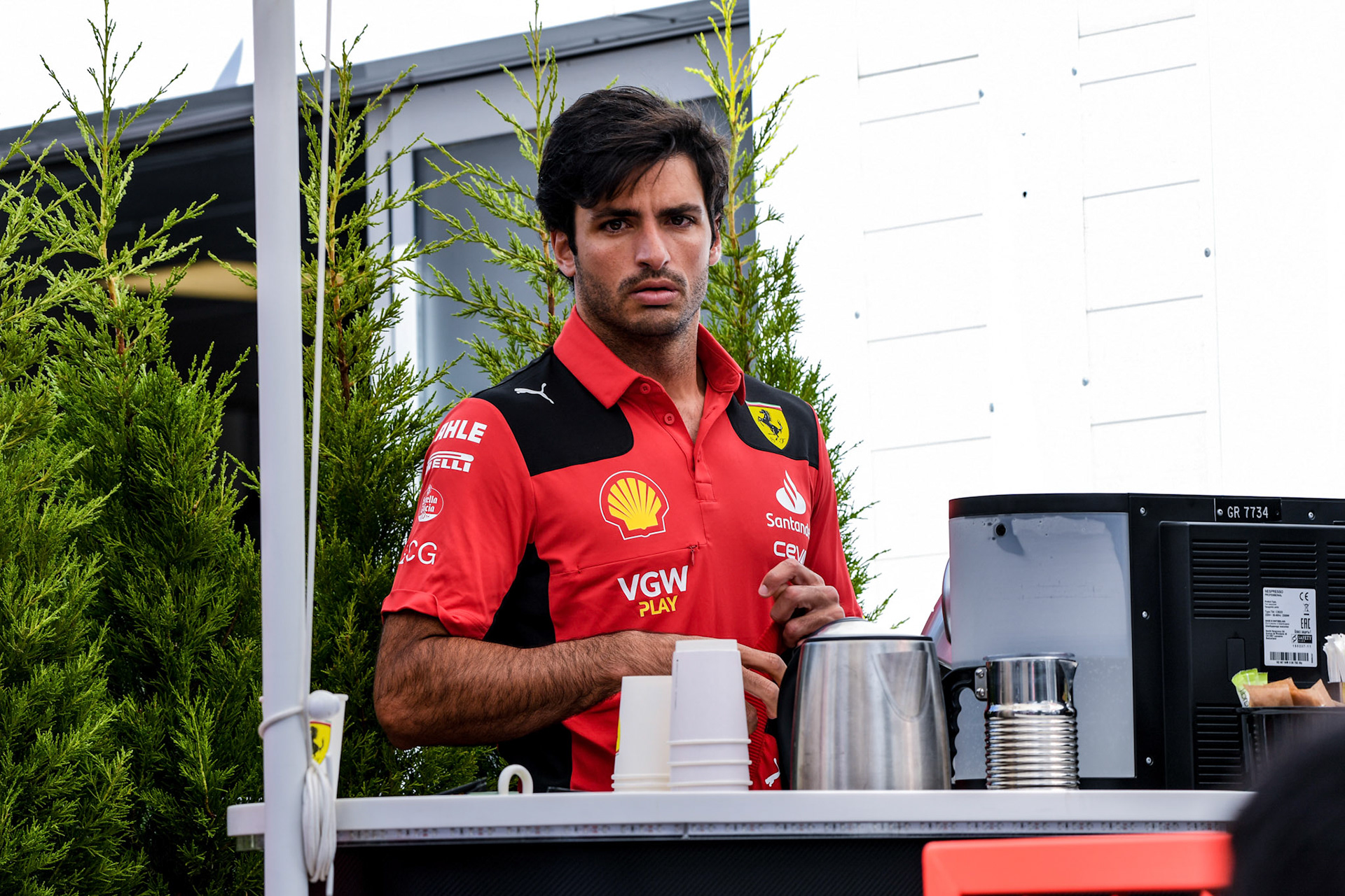 Carlos Sainz (ESP) Scuderia Ferrari; Formel 1 GP Baku Azerbaijan. Samstag 29.04.2023