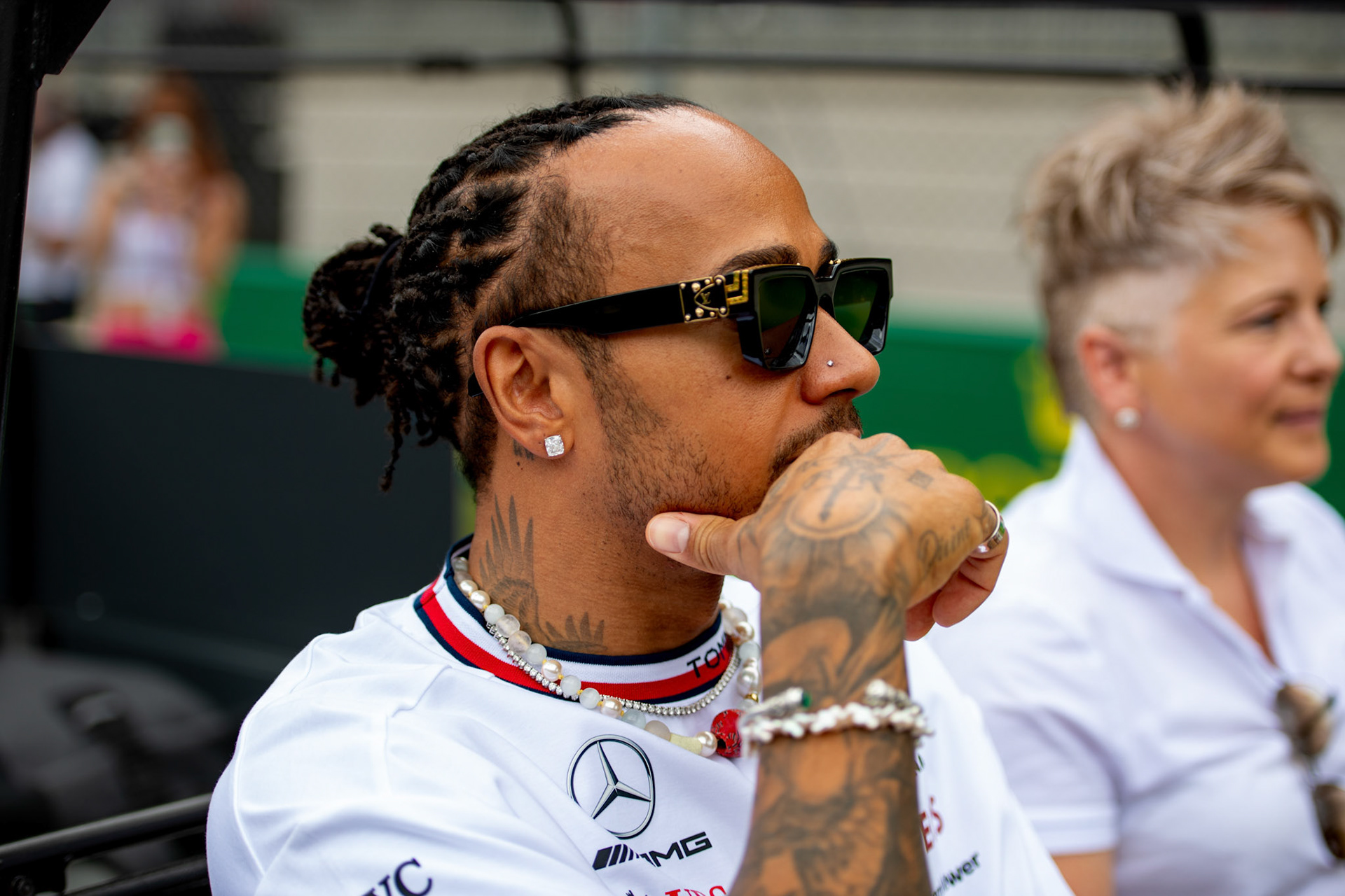 Lewis Hamilton (GBR) Mercedes AMG F1 Team; Formel 1 GP Austria / Österreich. Sonntag, 02.07.2023