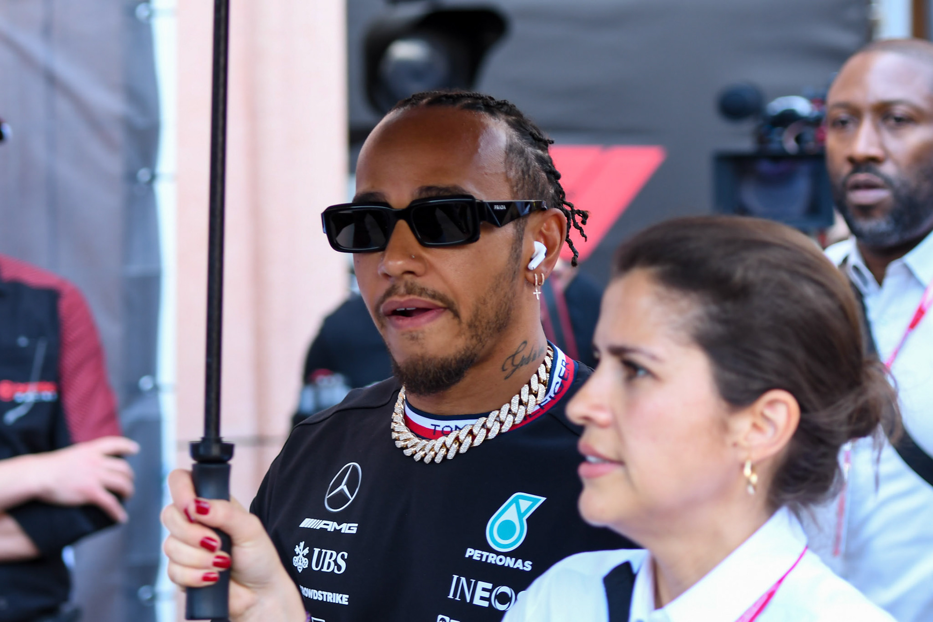 Lewis Hamilton (GBR) Mercedes AMG F1 Team; Formel 1 GP Monaco. Sonntag 28.05.2023