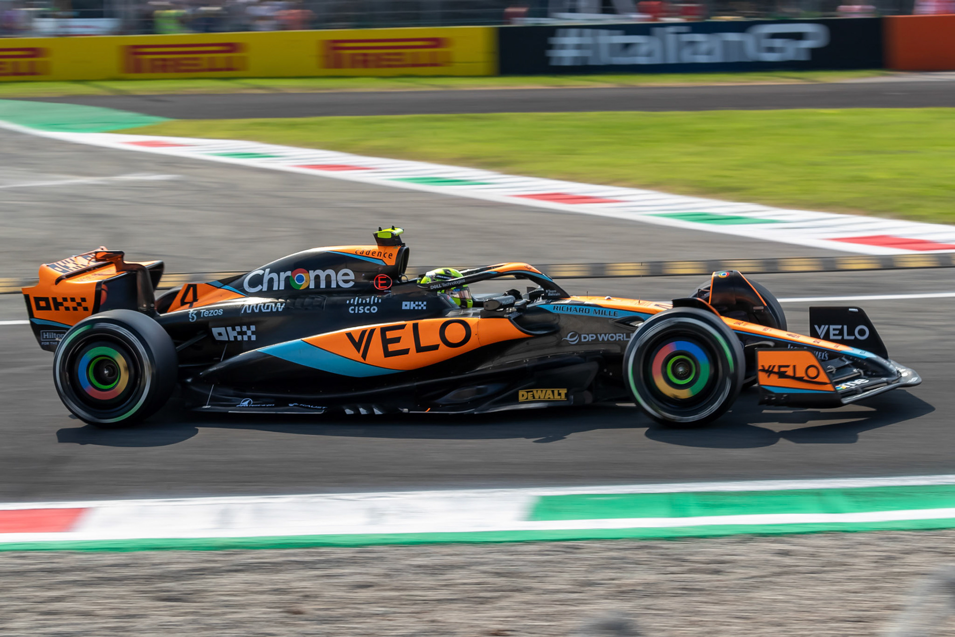 Lando Norris (GBR) McLaren F1 Team; Formel 1 GP Italien / Monza. Samstag, 02.09.2023