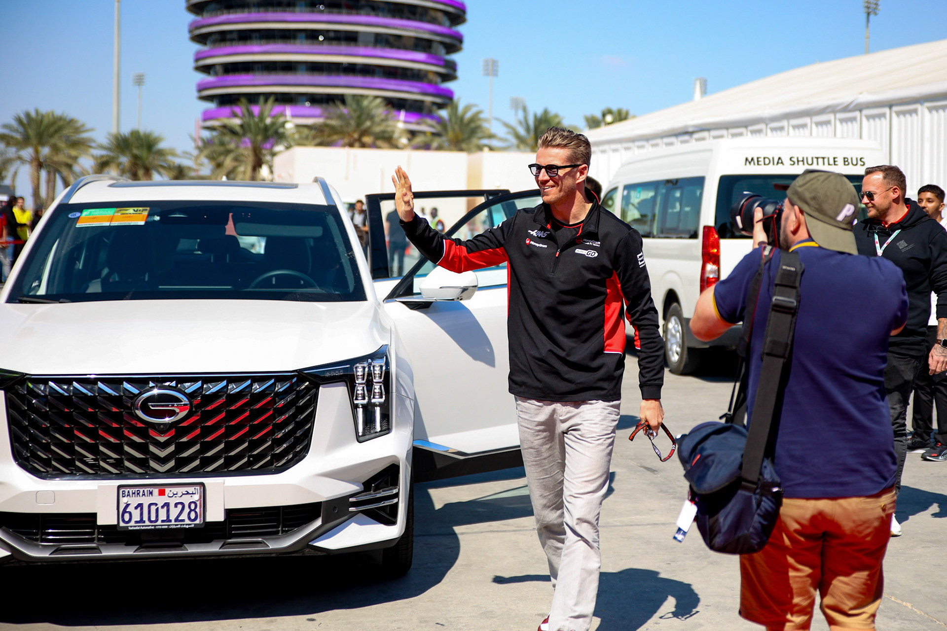 Nico Hülkenberg #27, MoneyGram Haas F1 Team; Formel 1 GP Bahrain. Freitag 01.03.2024