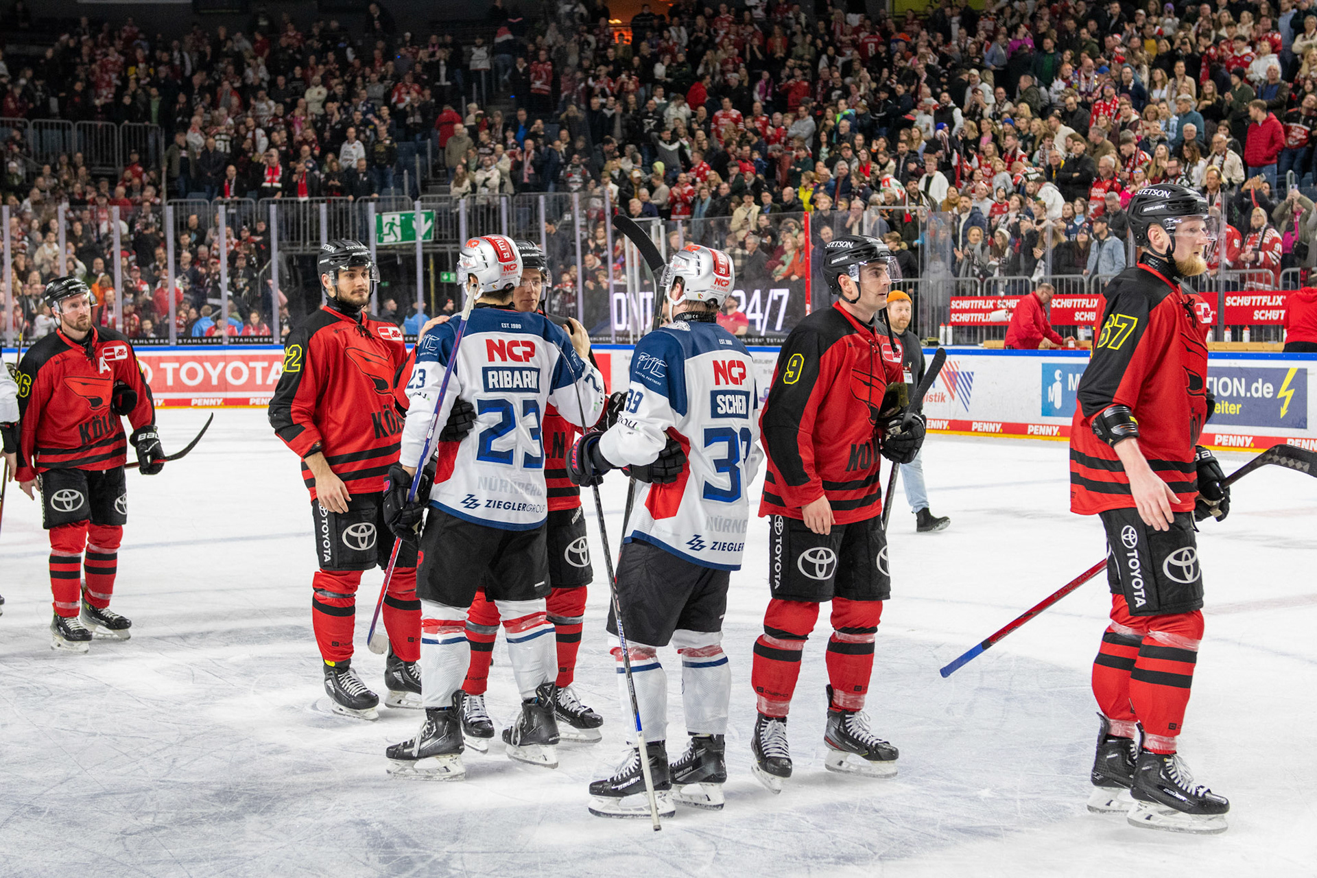 Koelner Haie; DEL Kölner Haie - Nürnberg Ice Tigers, 17.12.2023