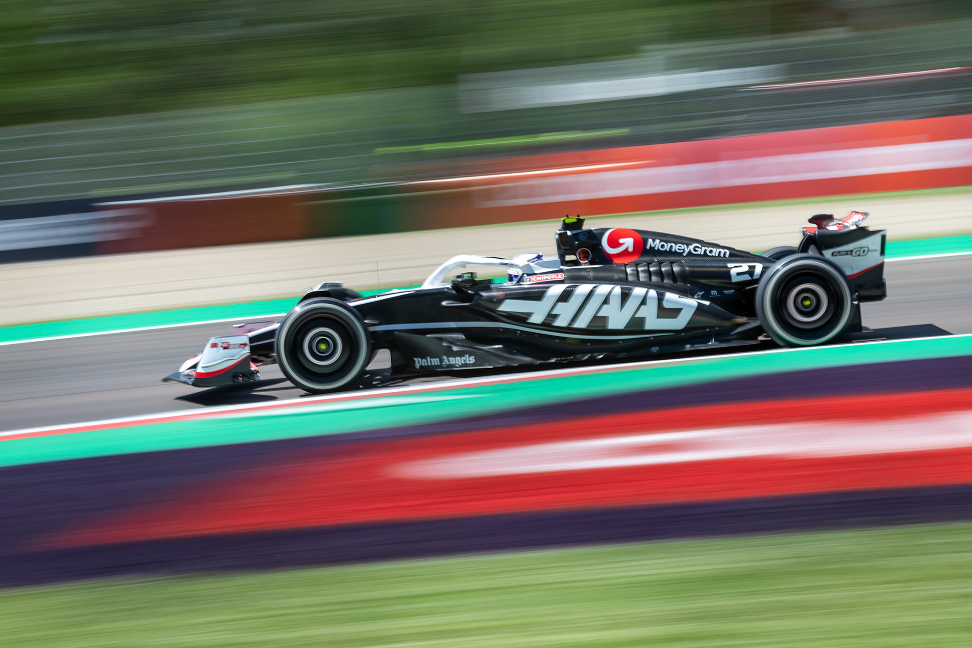 Nico Hülkenberg #27, MoneyGram Haas F1 Team; F1 GP Imola / Italien Freitag, 17.05.2024