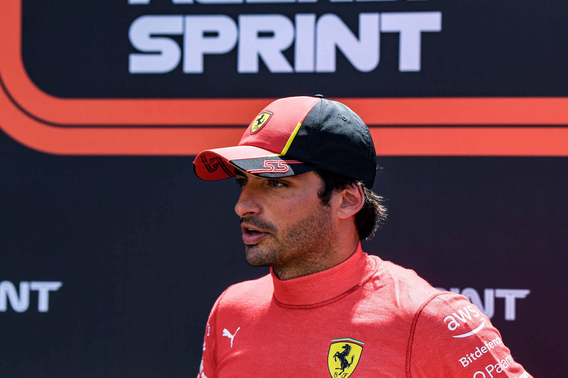 Carlos Sainz (ESP) Scuderia Ferrari; Formel 1 GP Baku Azerbaijan. Samstag 29.04.2023