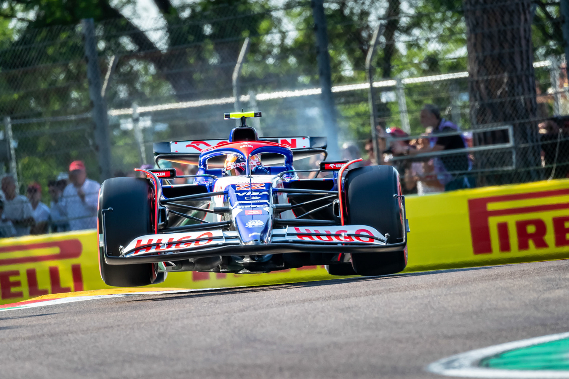 Yuki Tsunoda #22, Visa Cash App RB Formula One Team; F1 GP Imola / Italien Samstag, 18.05.2024