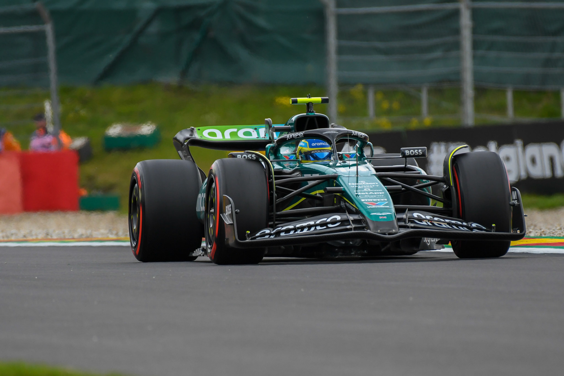 Fernando Alonso #14, Aston Martin Aramco F1 Team;Formel 1 GP Spa / Belgien. Freitag, 26.07.2024