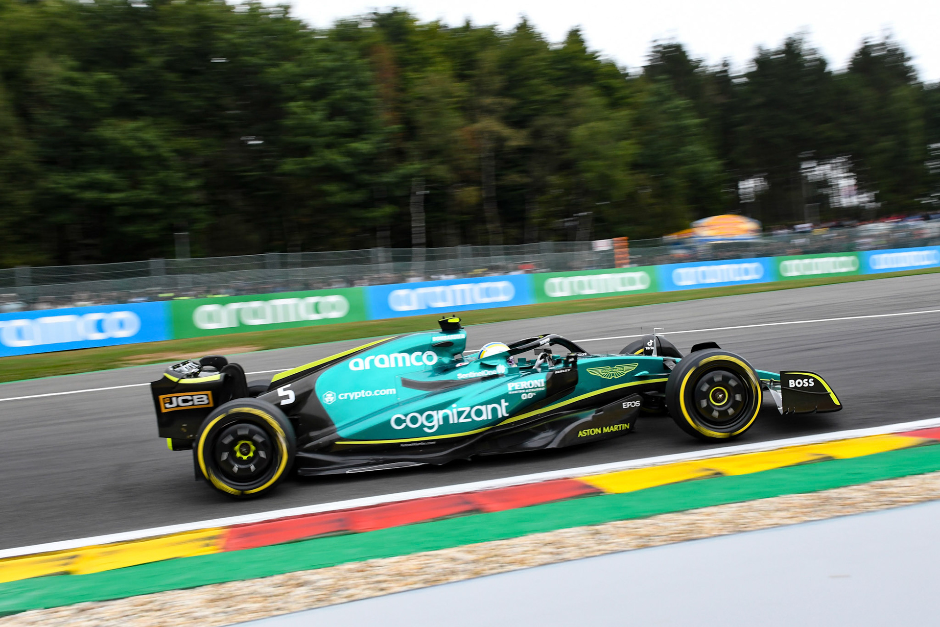 Sebastian Vettel (Ger) Aston Martin Cognizant Formula One Team; Formel 1 GP Belgien. Freitag, 26.08.2022