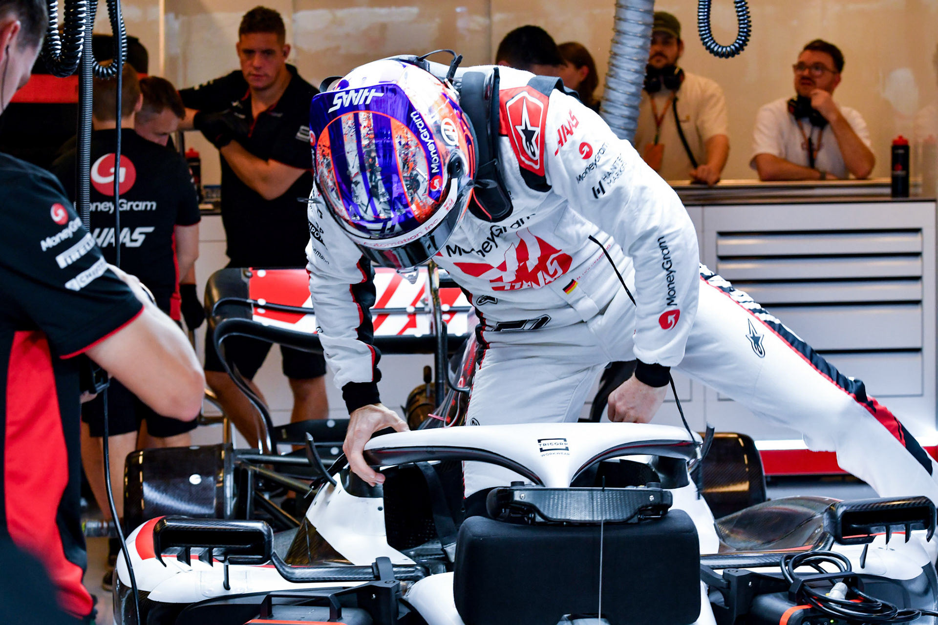 Nico Hülkenberg (GER) Haas F1 Team; Formel 1 GP Abu Dhabi. Freitag 24.11.2023