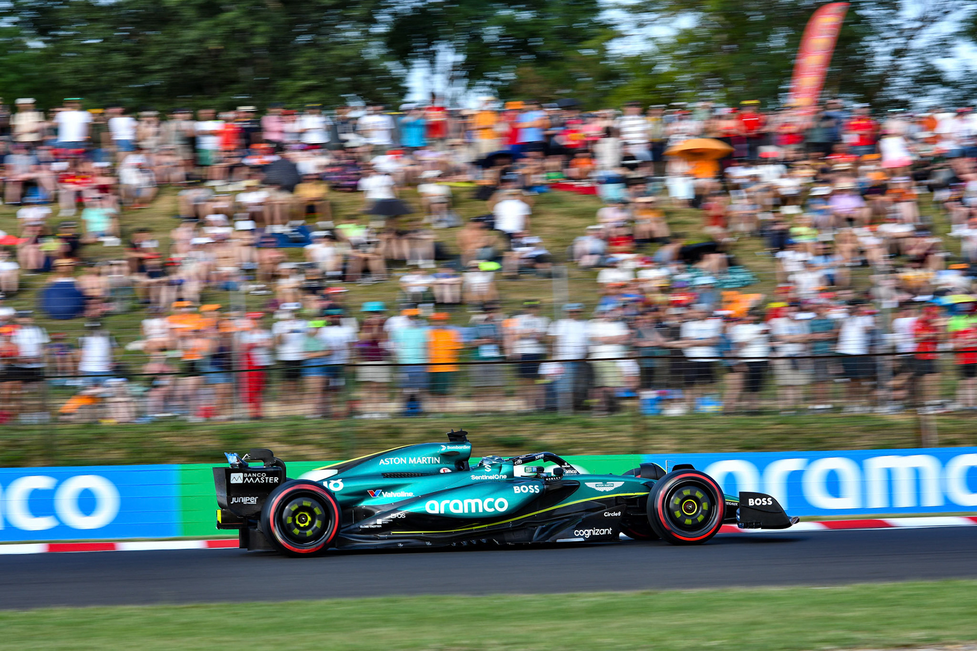 Lance Stroll #18, Aston Martin Aramco F1 Team;Formel 1 Budapest / Ungarn, 20.07.2024