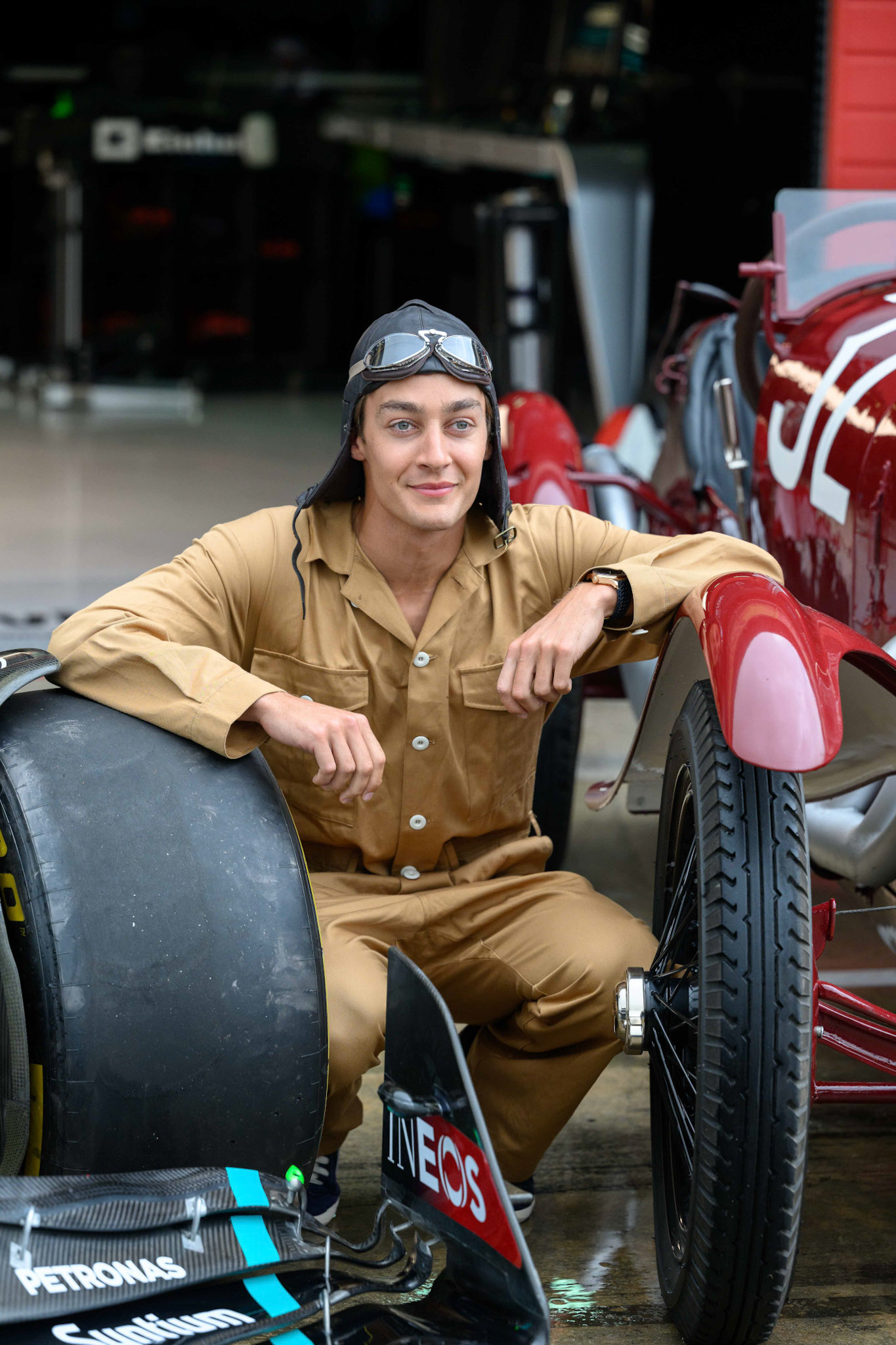 George Russell #63, Mercedes-AMG Petronas F1 Team; F1 GP Imola / Italien Donnerstag, 16.05.2024