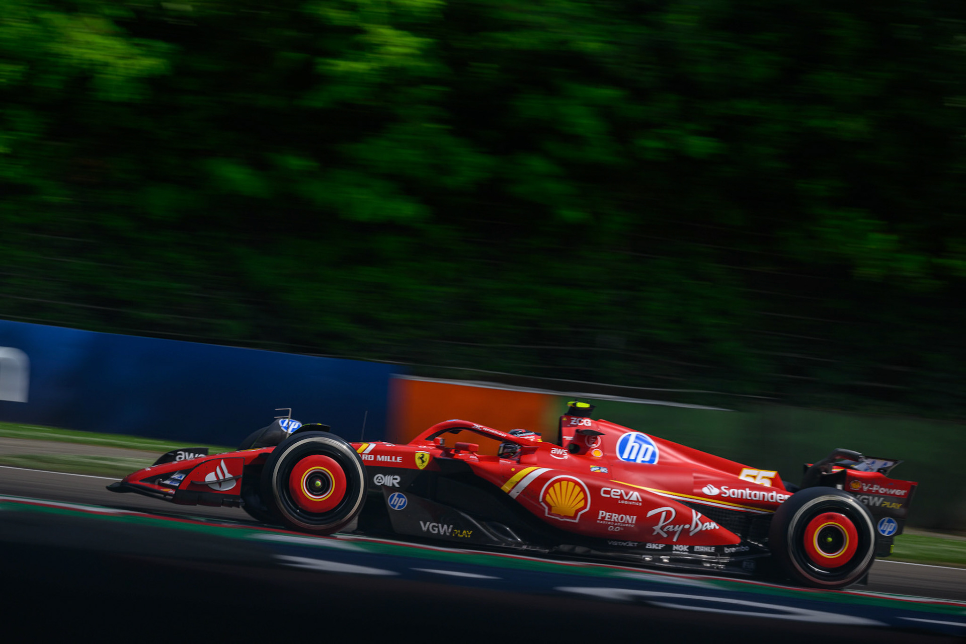 Carlos Sainz #55, Scuderia Ferrari; F1 GP Imola / Italien Sonntag, 19.05.2024