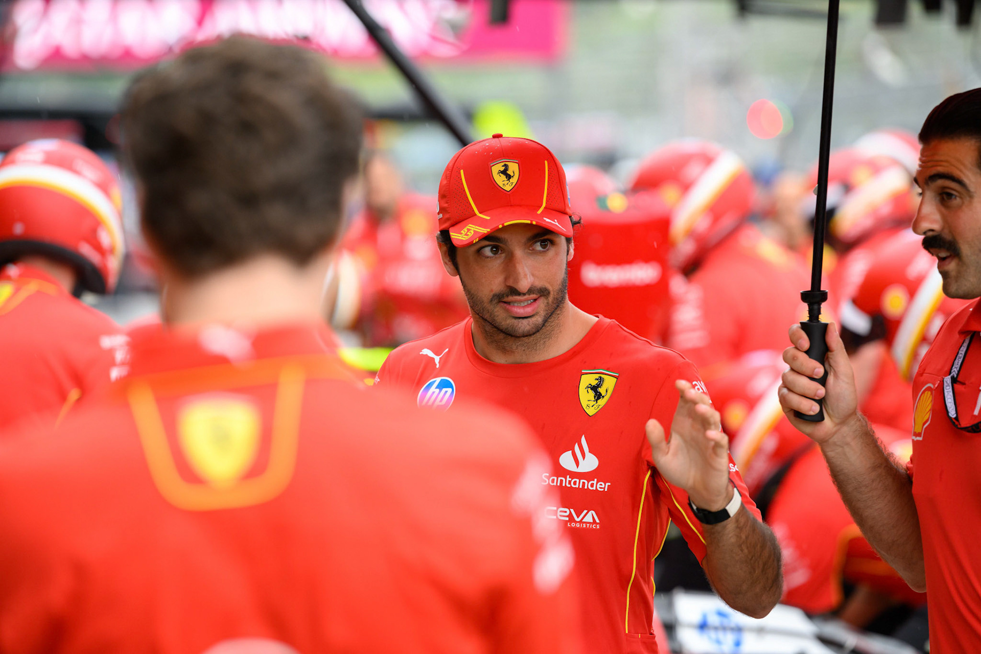 Carlos Sainz #55, Scuderia Ferrari; F1 GP Imola / Italien Donnerstag, 16.05.2024