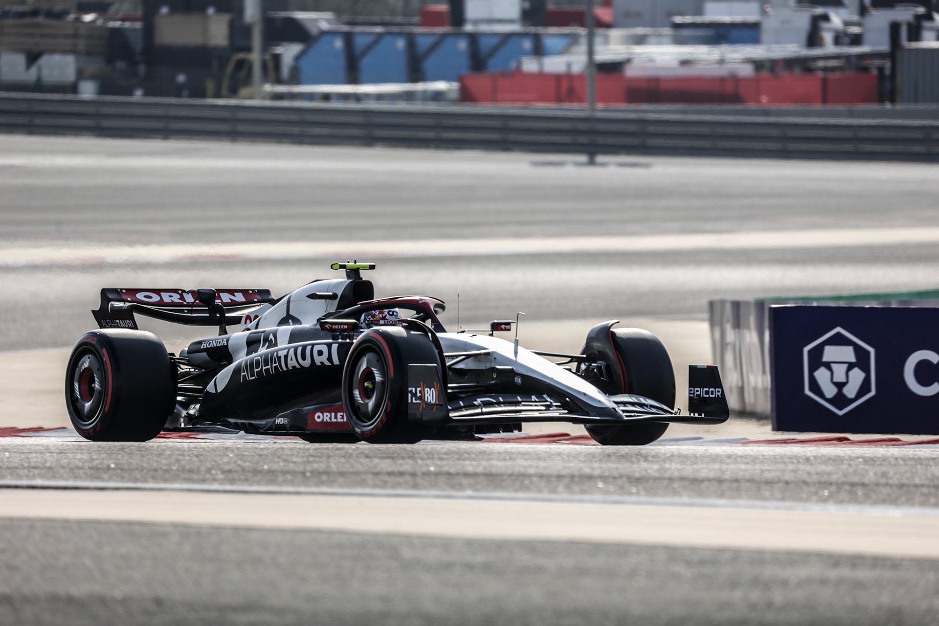 Yuki Tsunoda (JPN) Scuderia Alpha Tauri; Formel 1 GP Bahrain. Samstag 04.03.2023