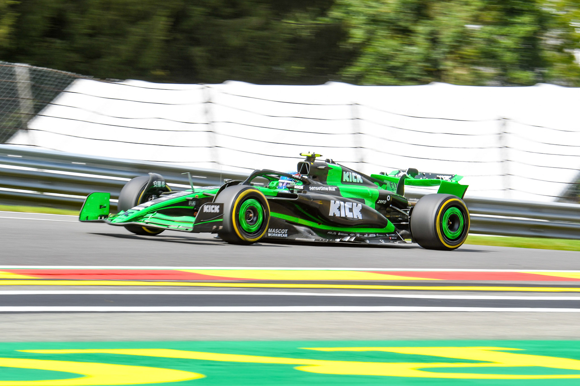 Guanyu Zhou #24, Stake F1 Team Kick Sauber;Formel 1 GP Spa / Belgien. Freitag, 26.07.2024